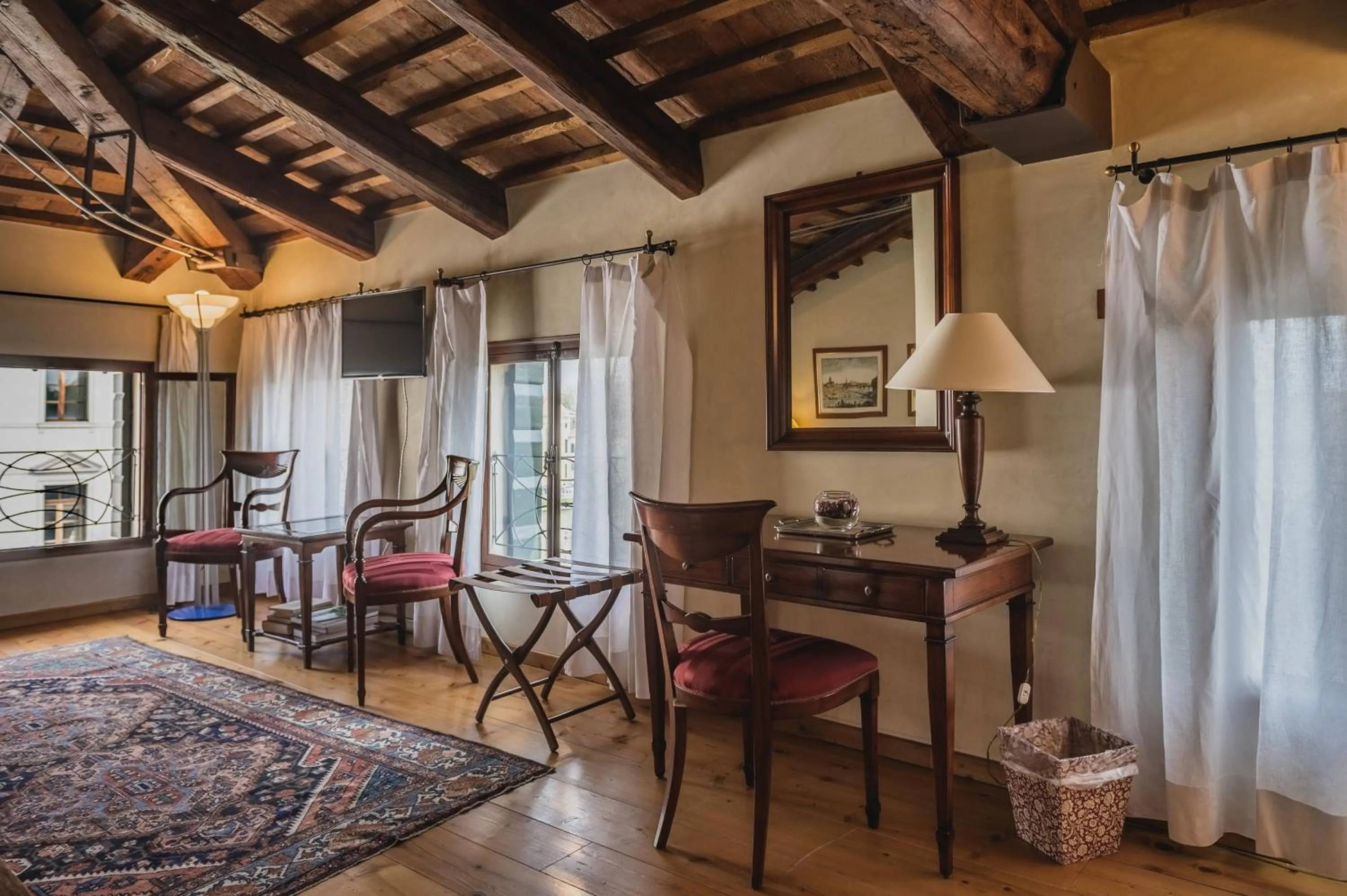 Seating area in Le Camere di Palazzo Bortolan