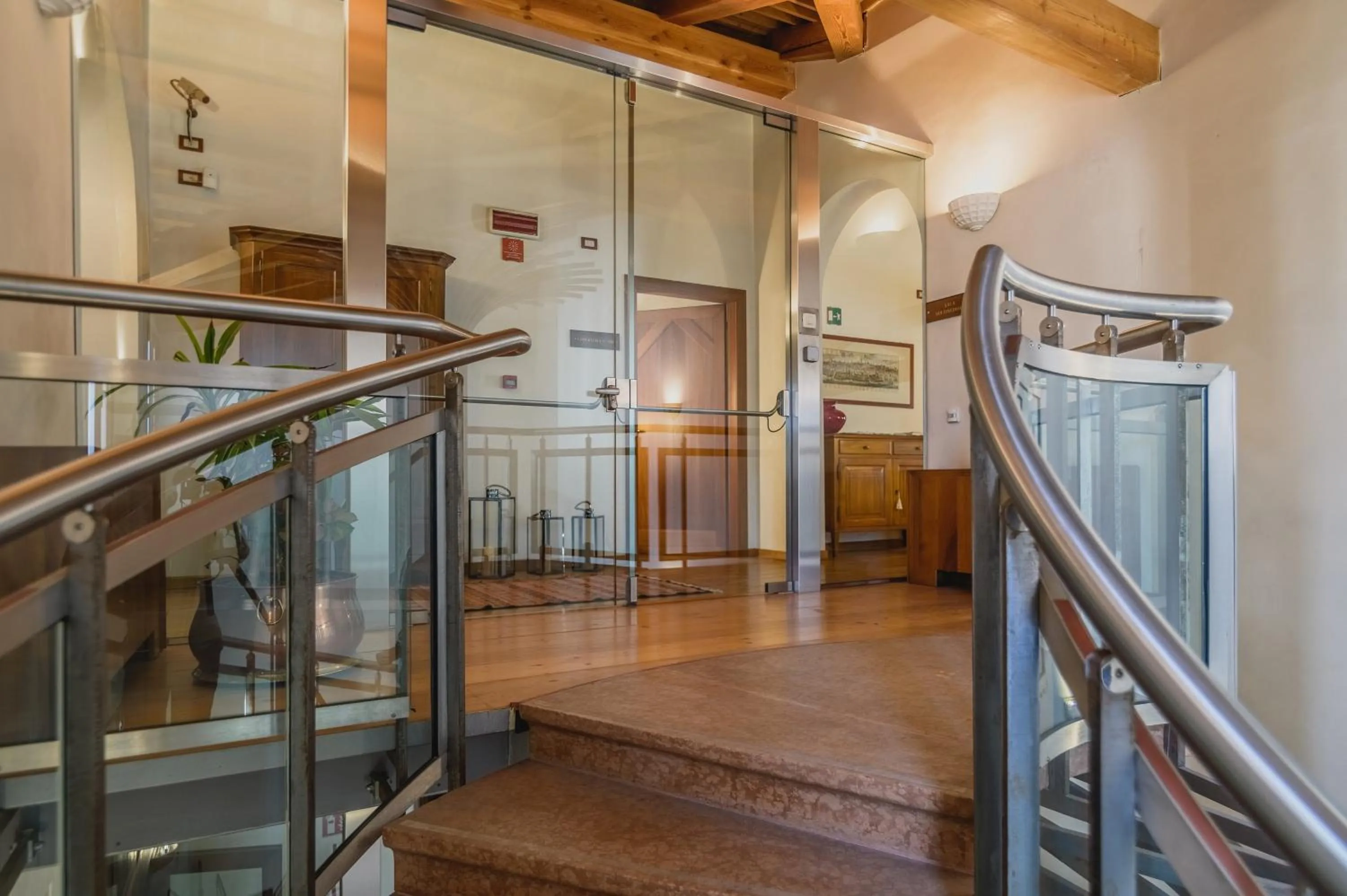 Lobby or reception in Le Camere di Palazzo Bortolan