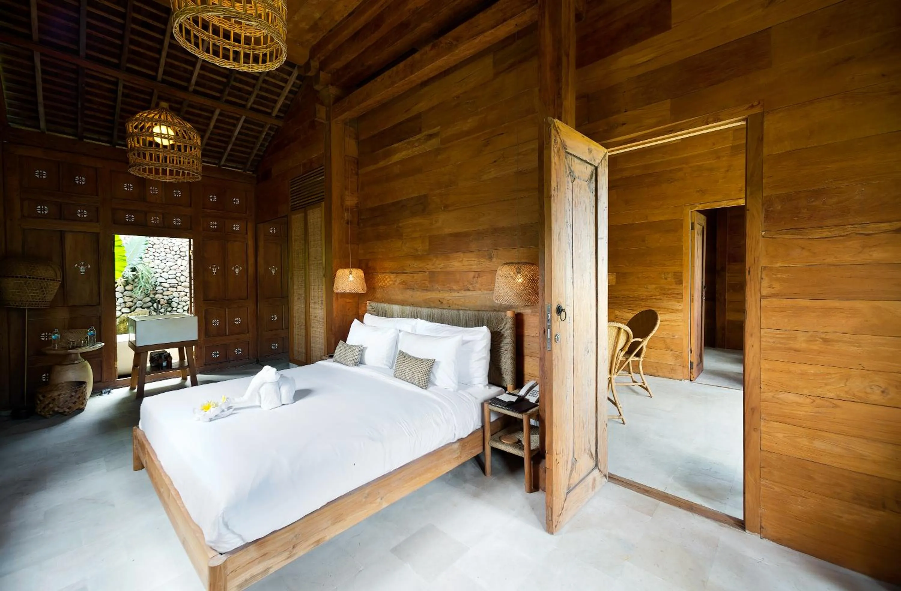 Bed in Kalapa Boutique Resort & Yoga
