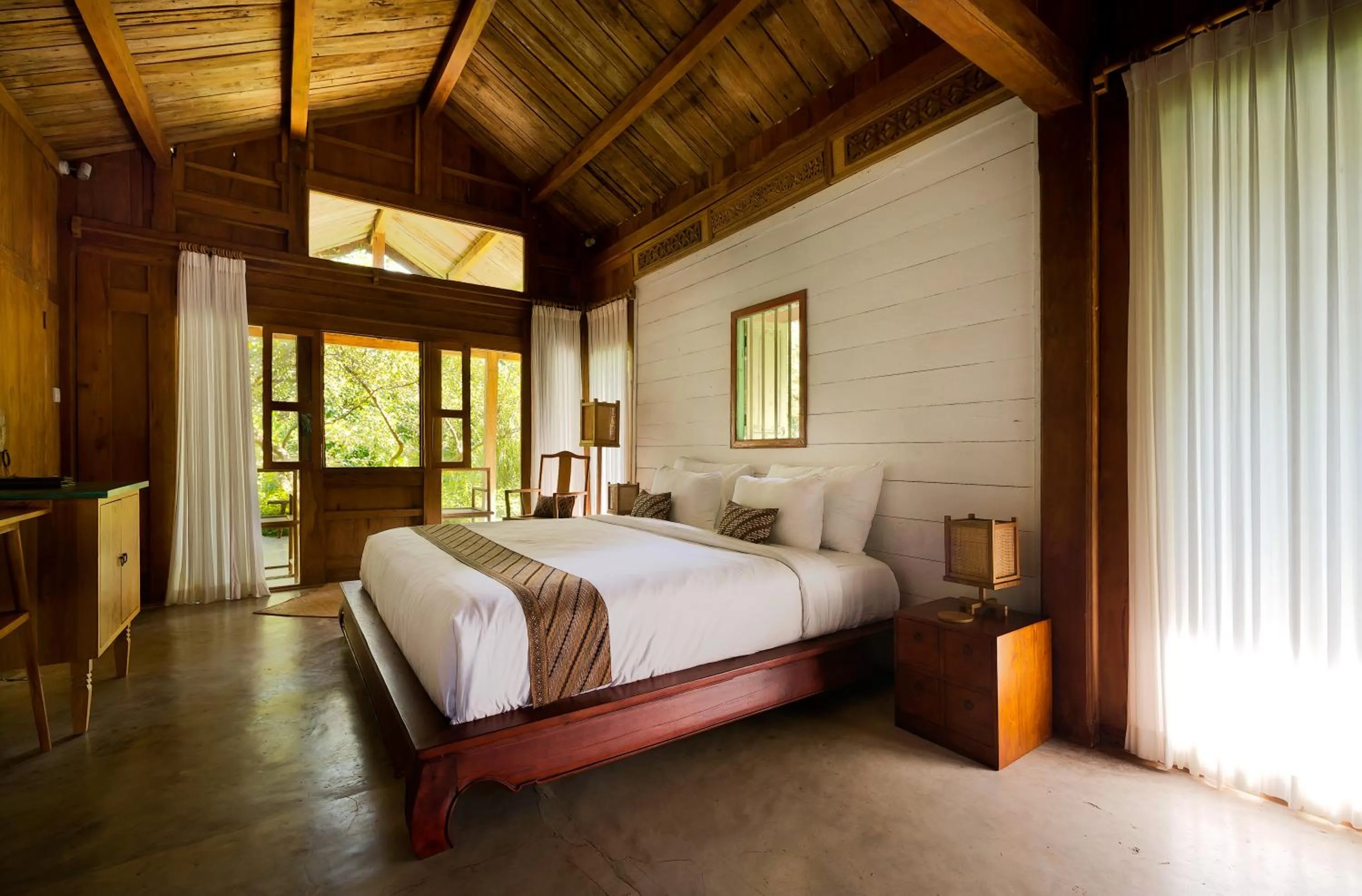 Bed in Kalapa Boutique Resort & Yoga