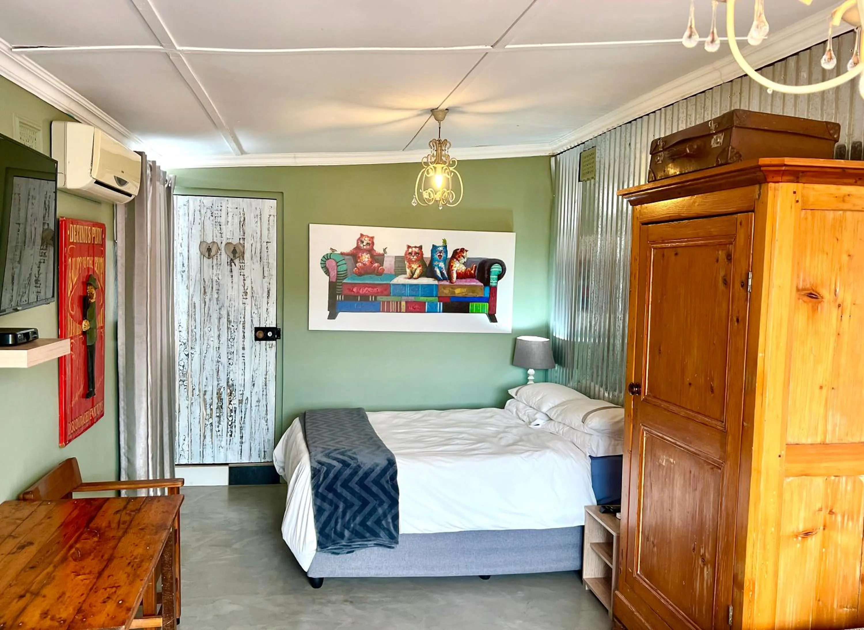 Bed in Terebinte Bed & Breakfast