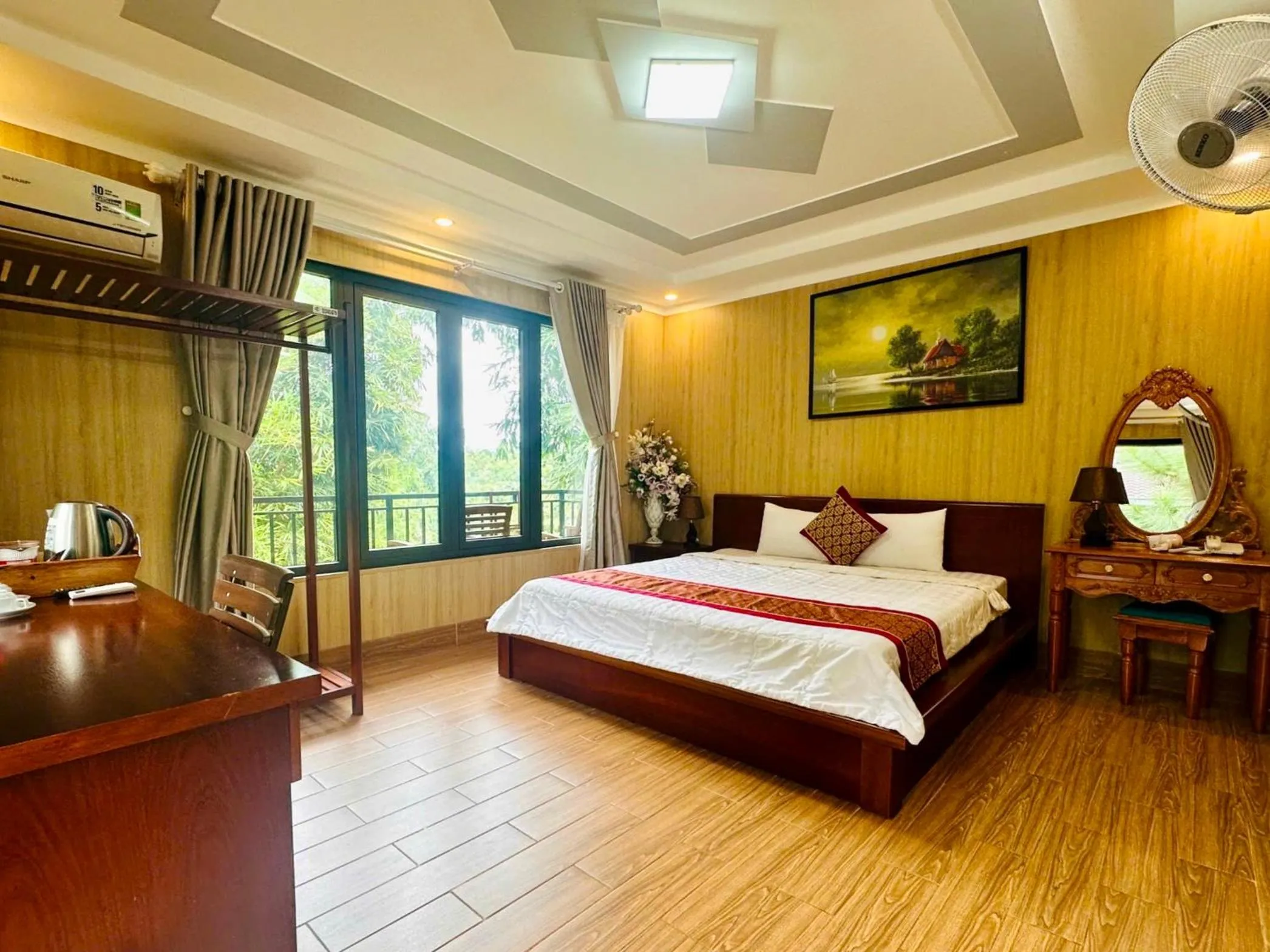 Bed in BAZAN HOME - Hotel & Bungalow