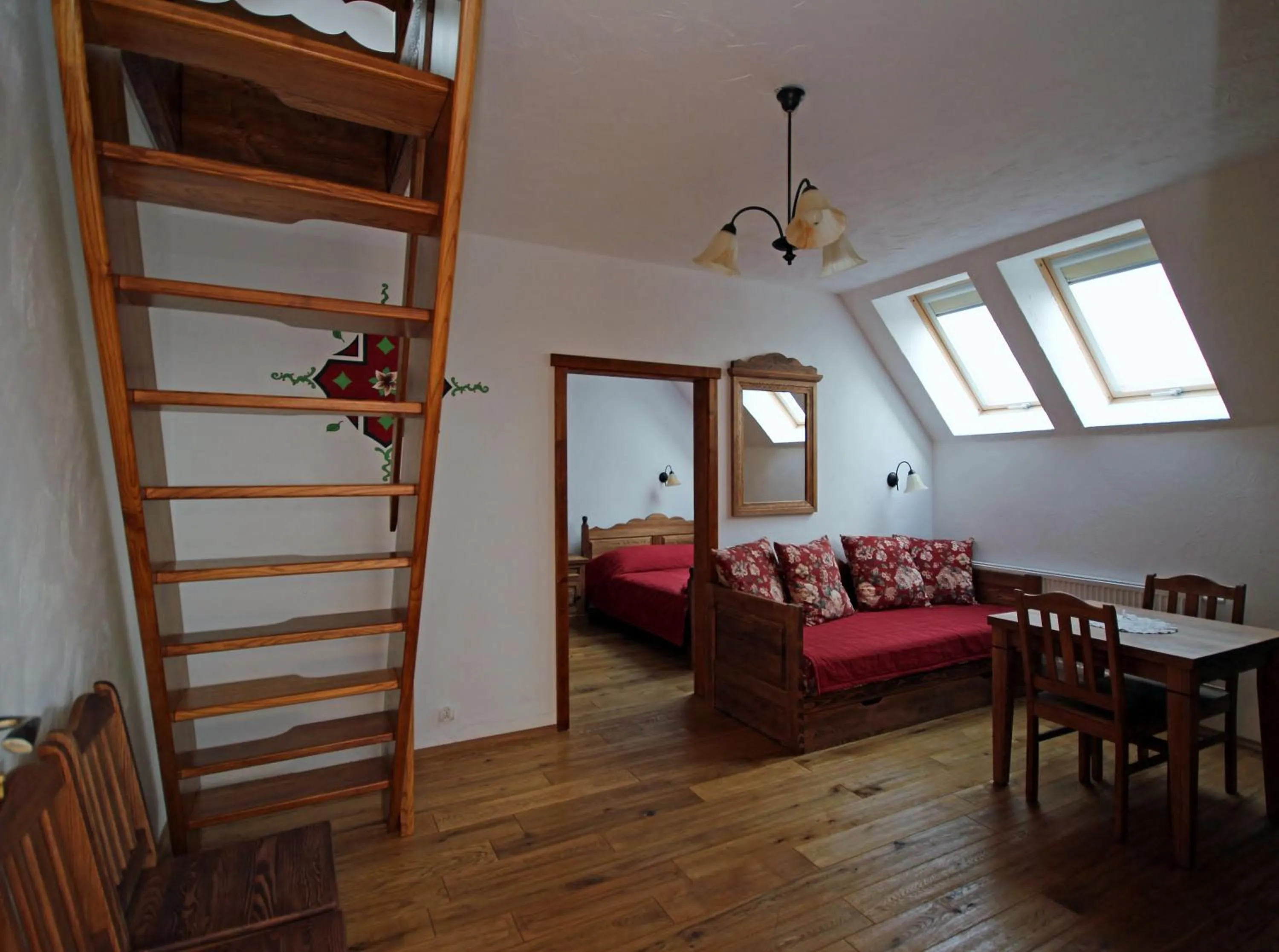 Living room, Bed in Gościniec Horb