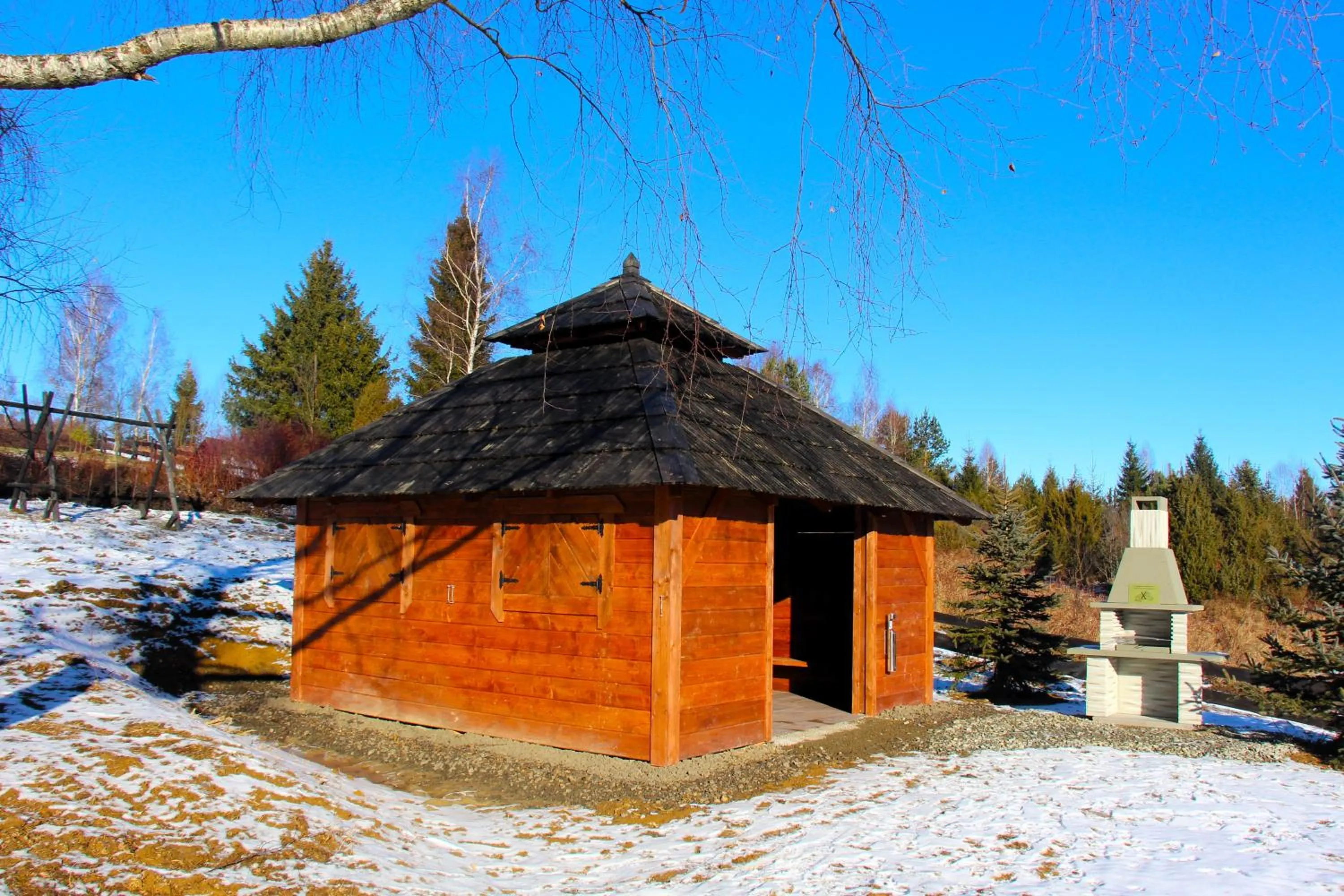 BBQ facilities in Gościniec Horb