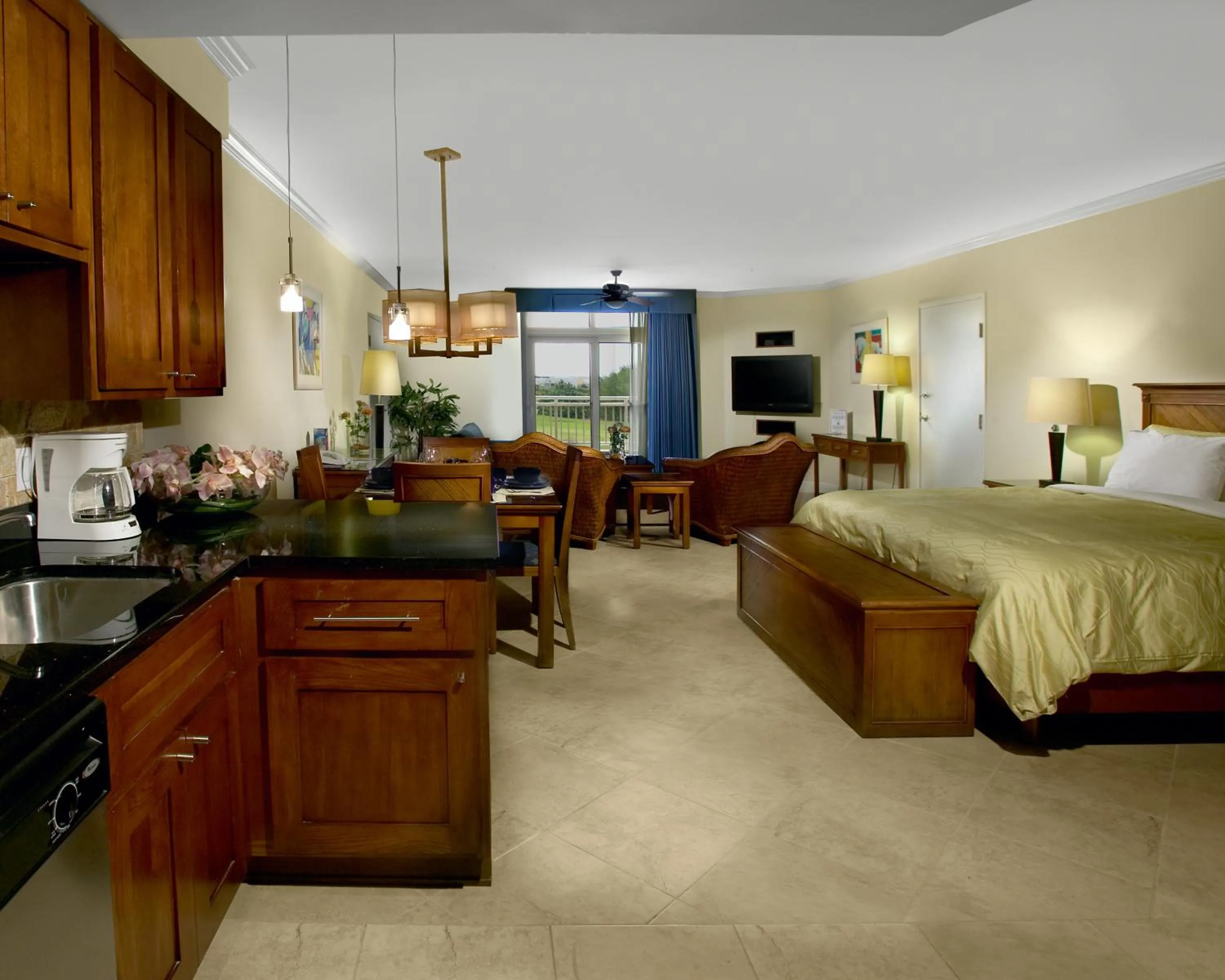 Decorative detail, Bed in Divi Village Golf and Beach Resort