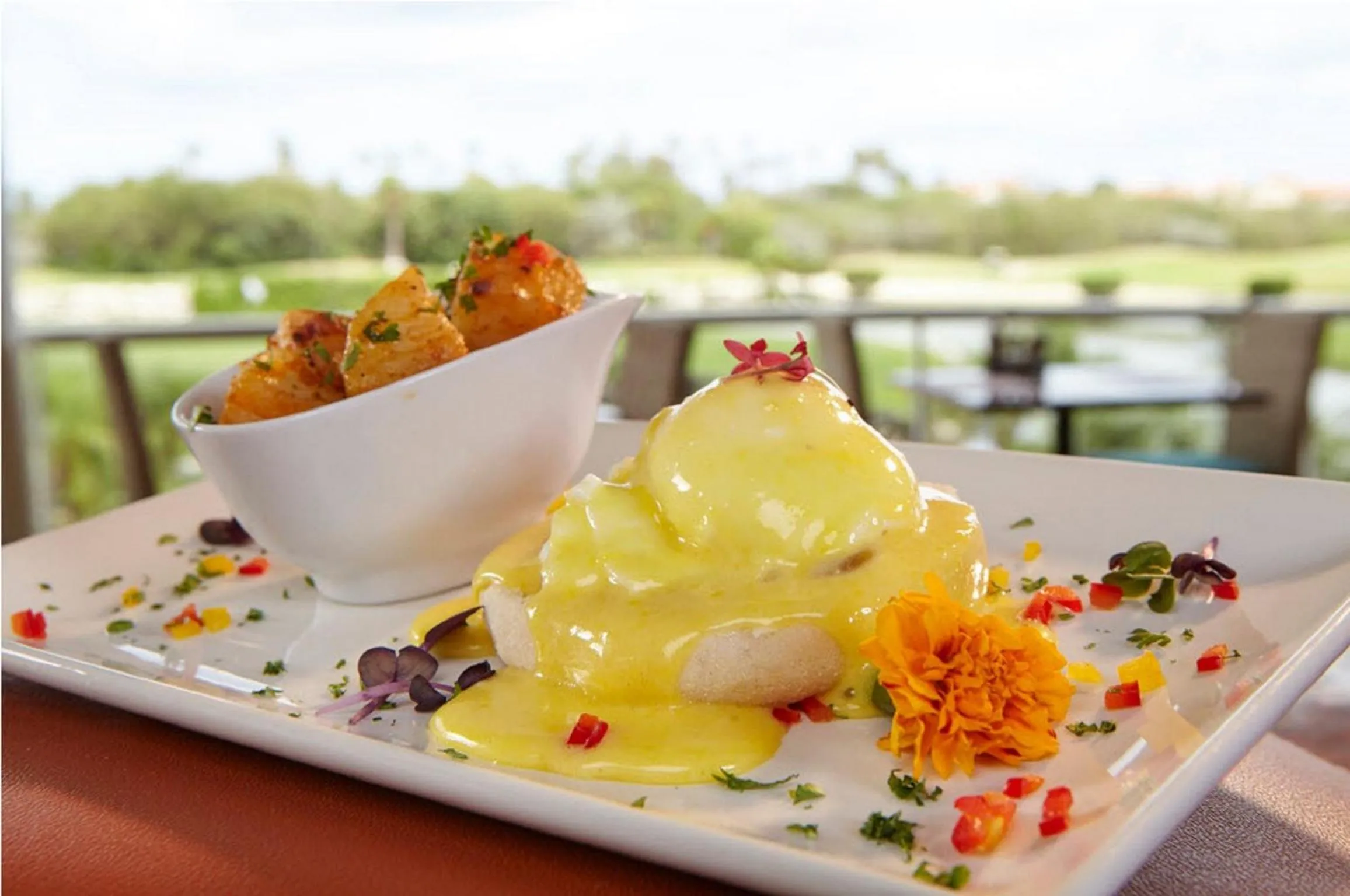 Buffet breakfast in Divi Village Golf and Beach Resort