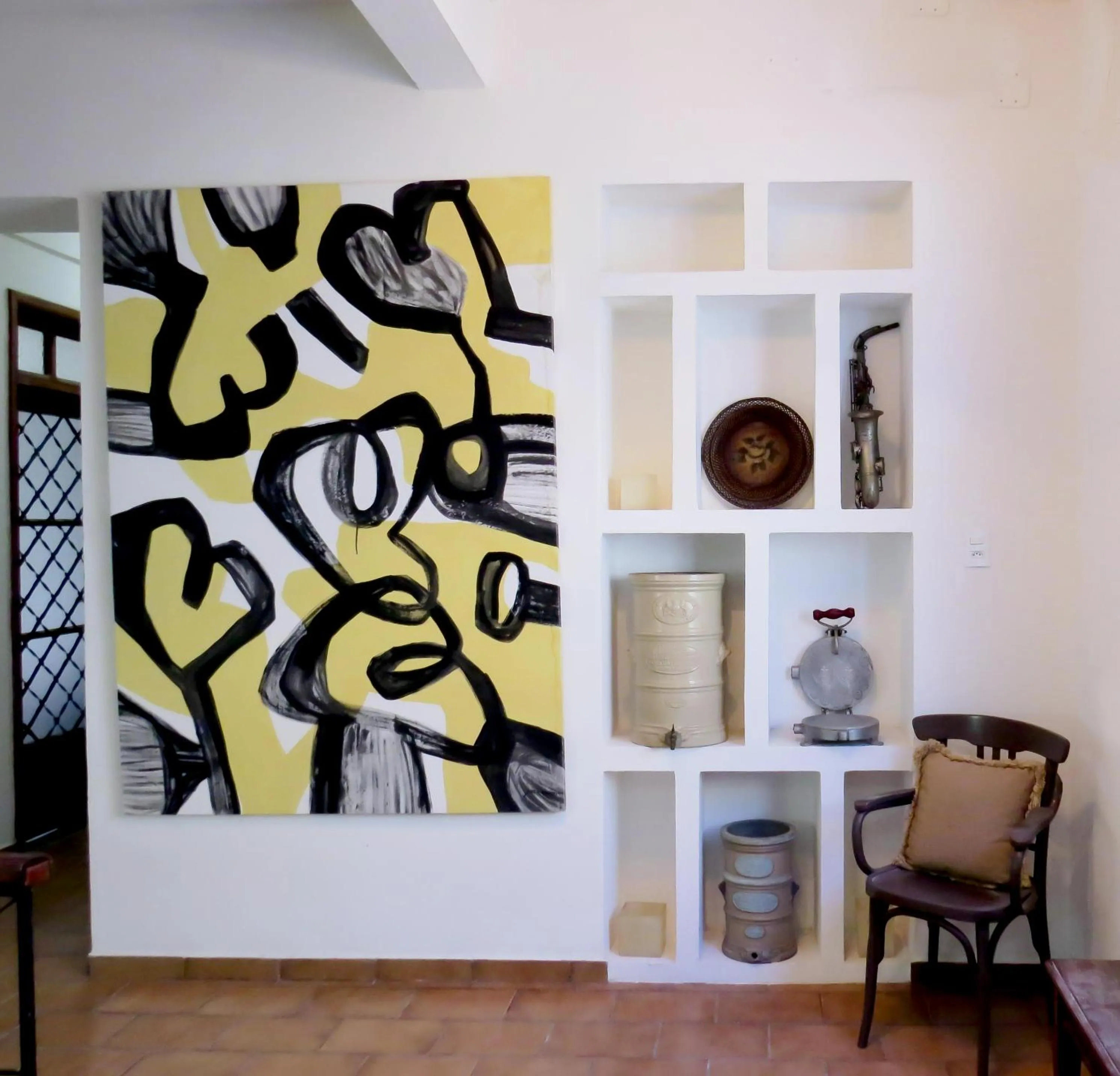 Decorative detail in Hotel Casa Dos Frades