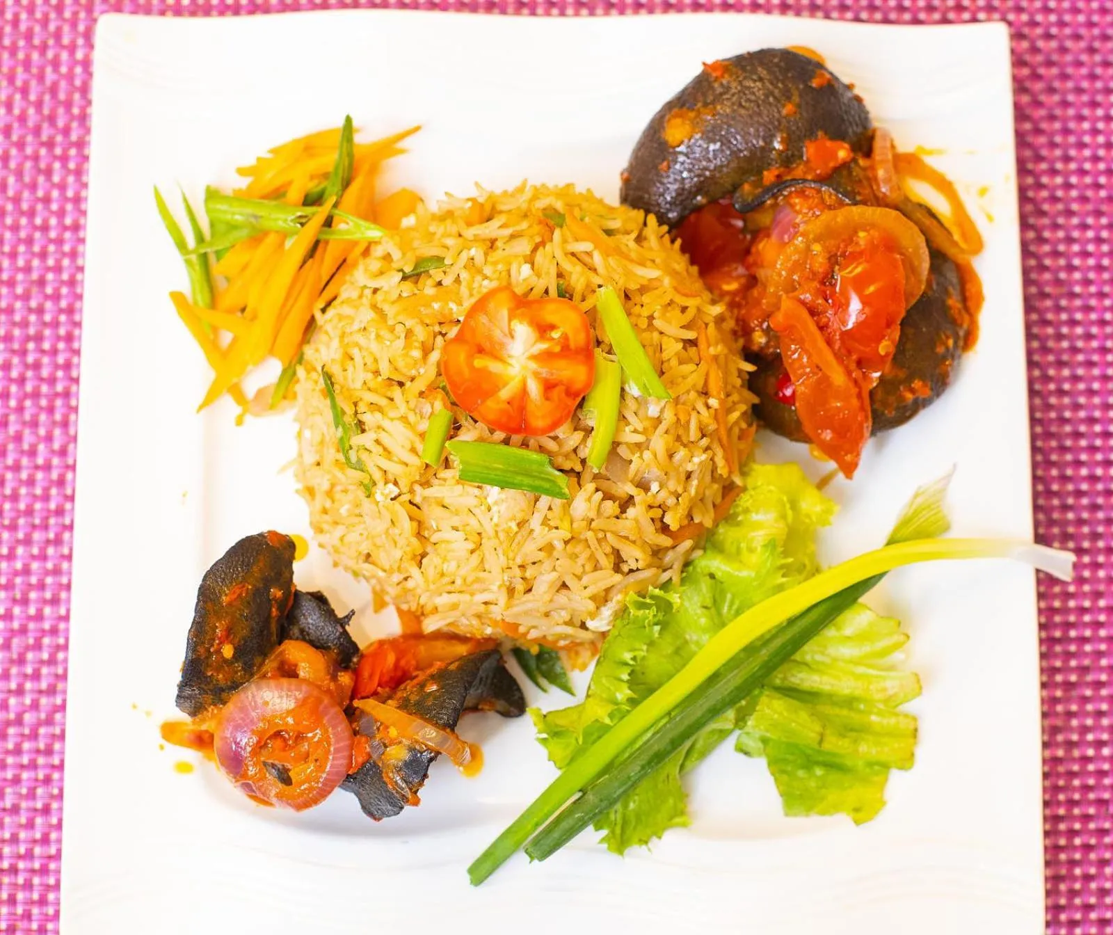 Food close-up in Prosbel Hotel