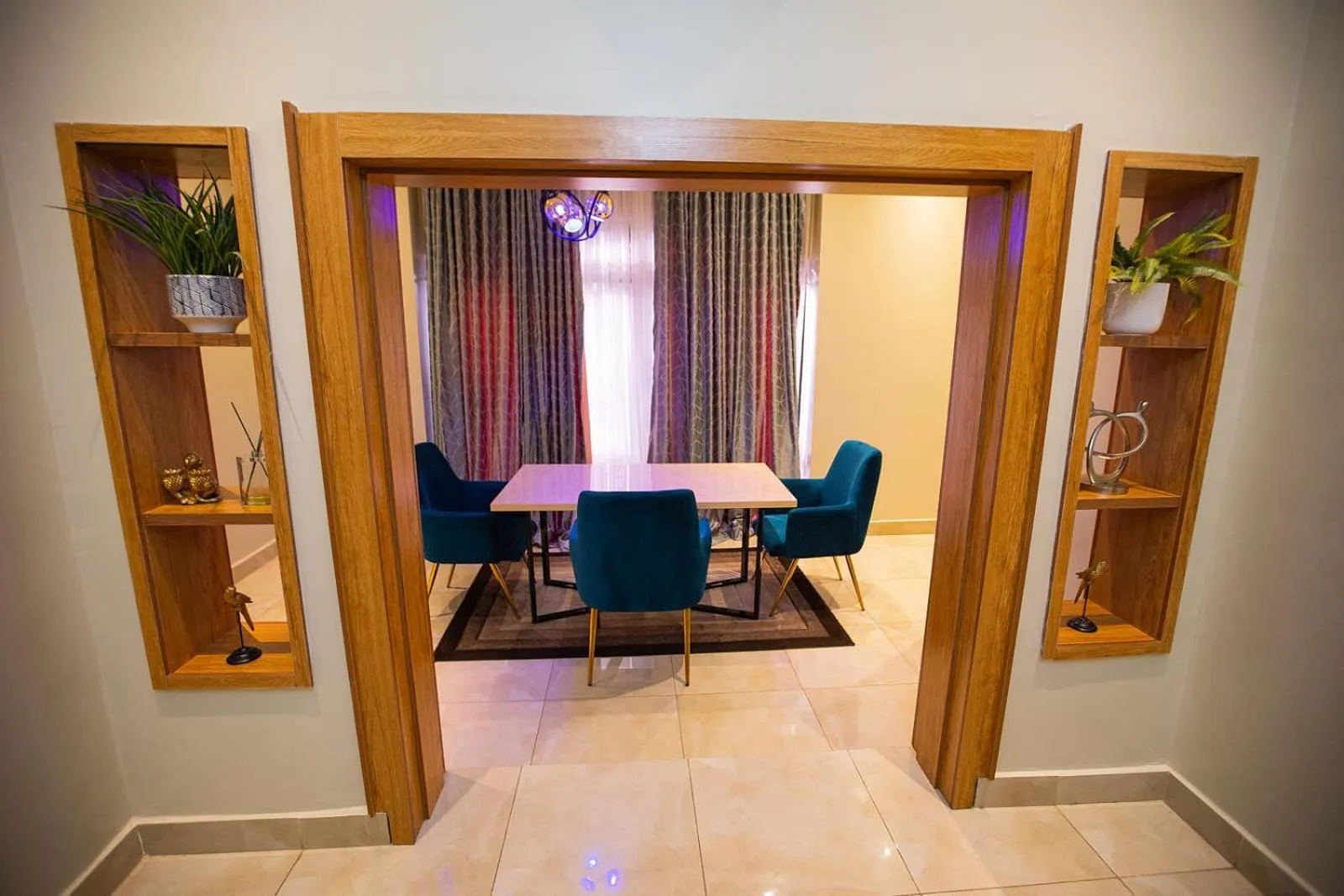 Dining area in Prosbel Hotel