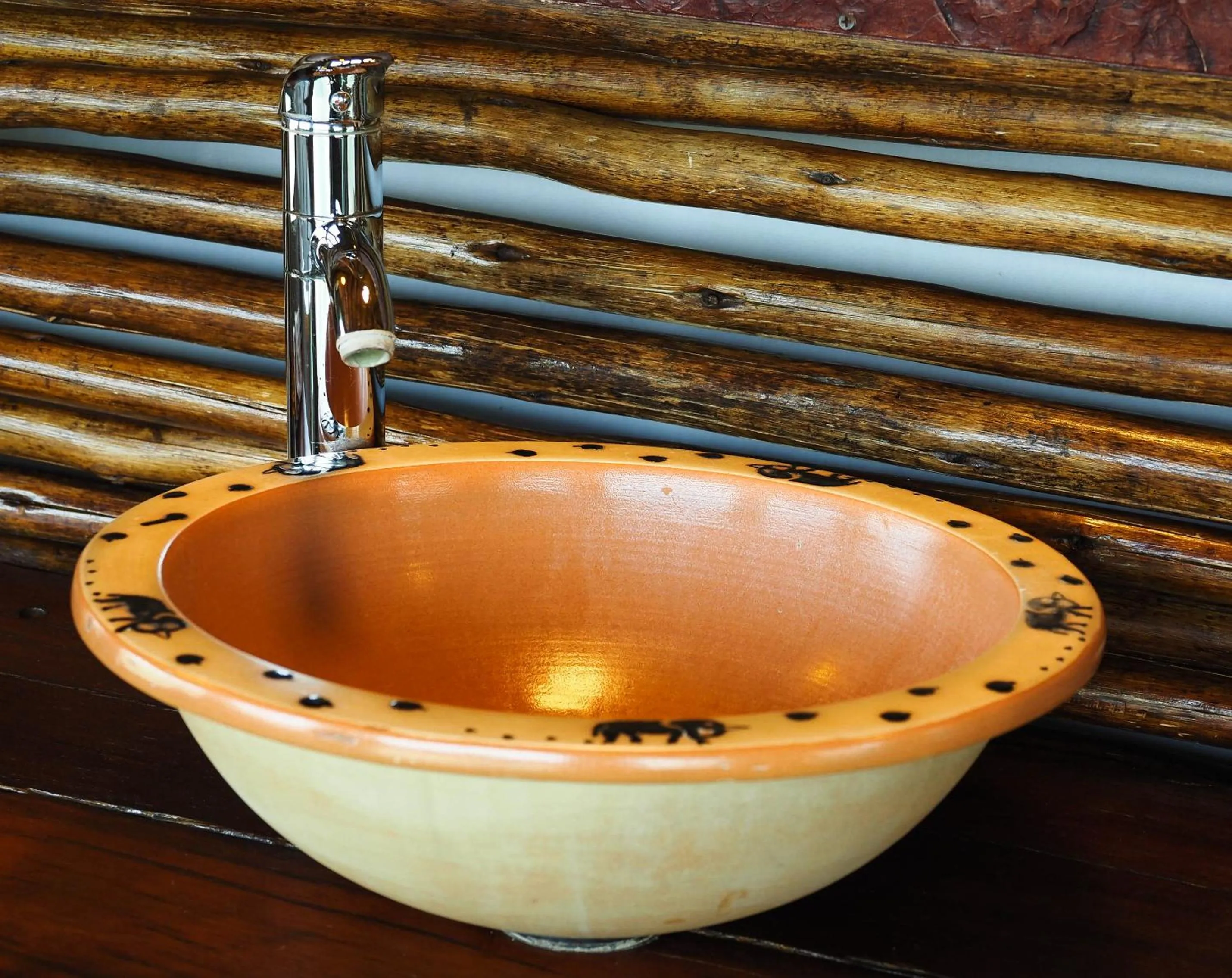 Bathroom in Muweti Bush Lodge