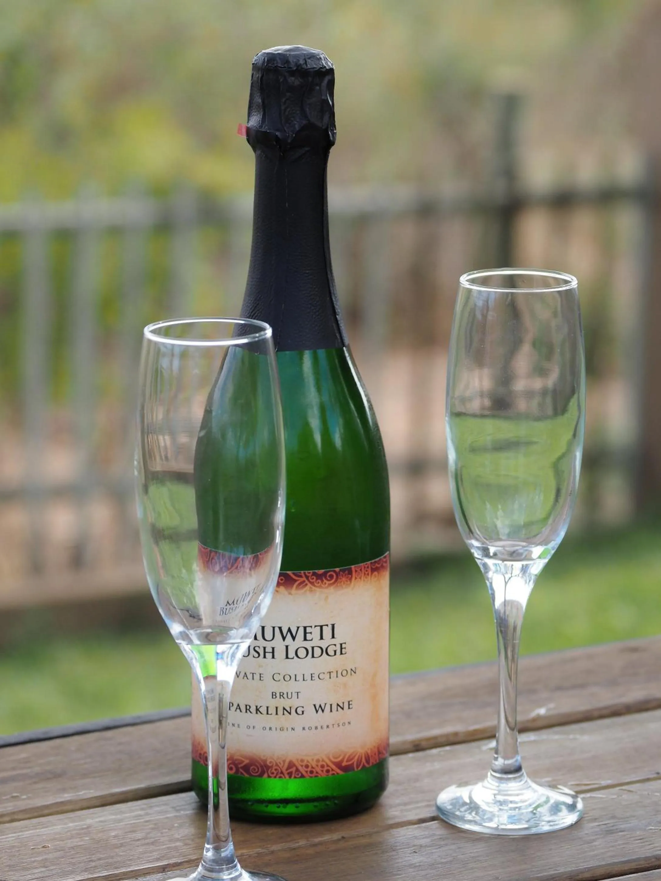 Patio in Muweti Bush Lodge