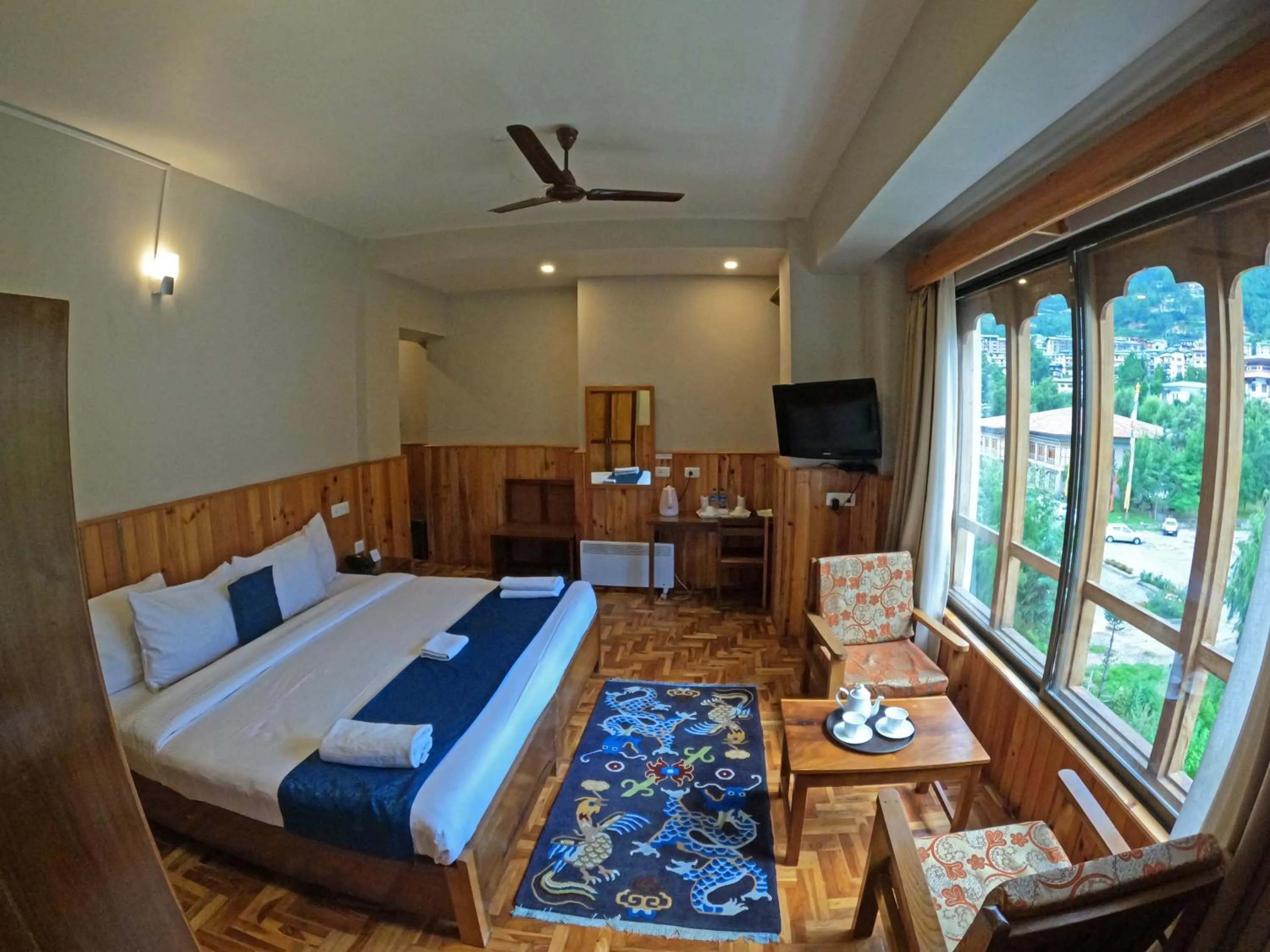 Bed in Khamsum Inn