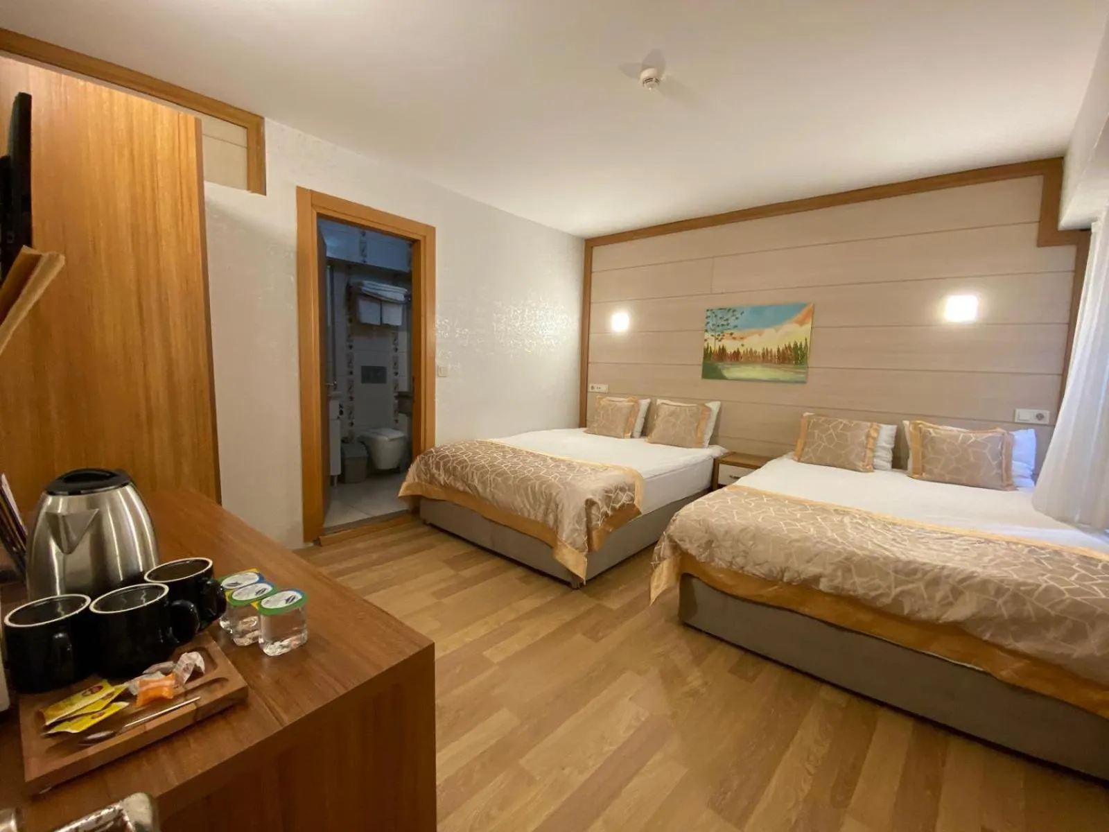 Kitchen or kitchenette, Bed in Timeks Hotel Sultanahmet