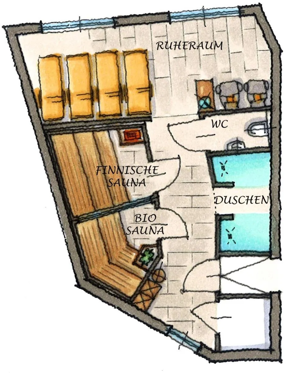 Spa and wellness centre/facilities in Hotel Restaurant Rosengarten