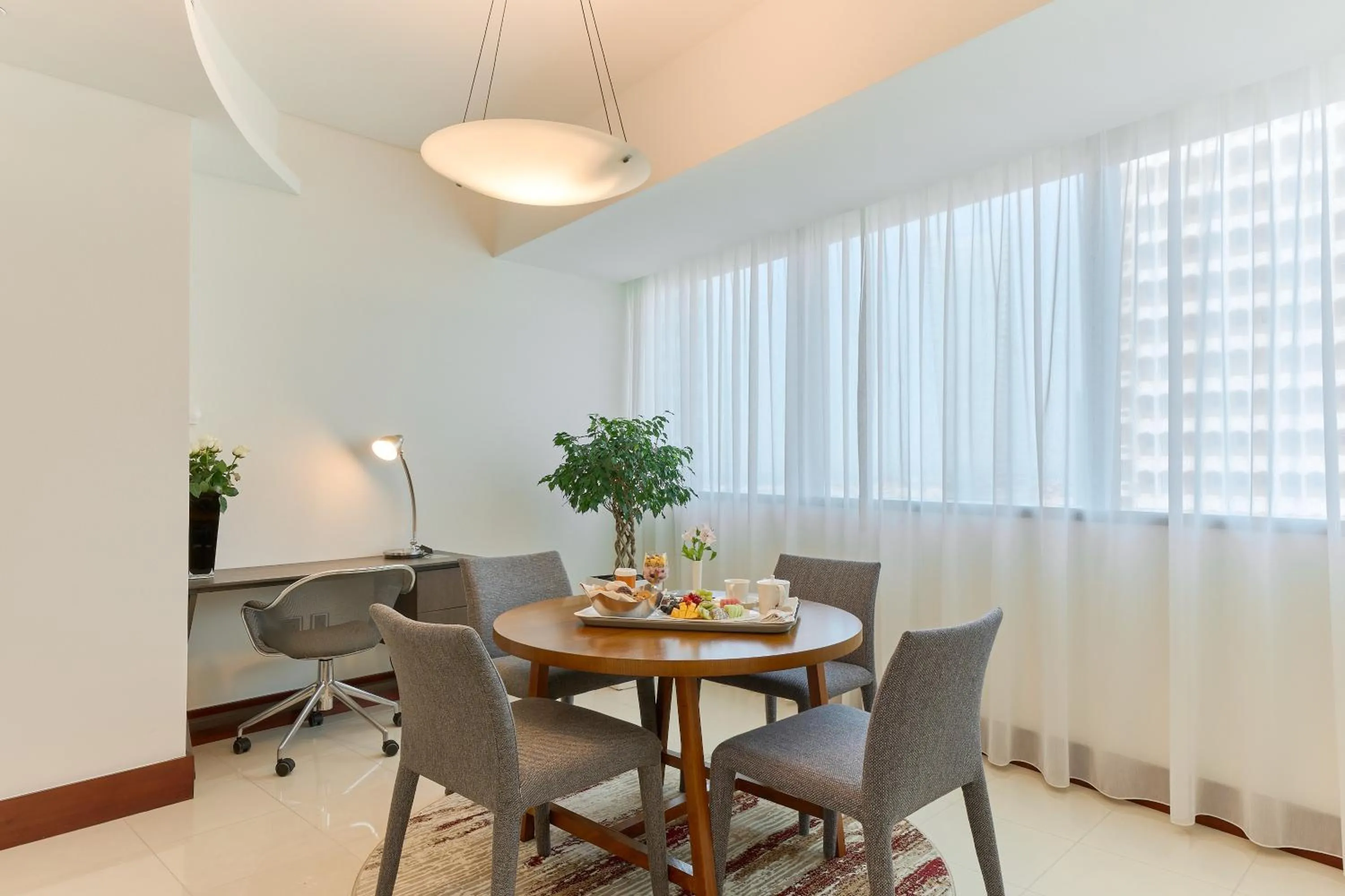 Dining area in Jumeirah Living World Trade Centre Dubai