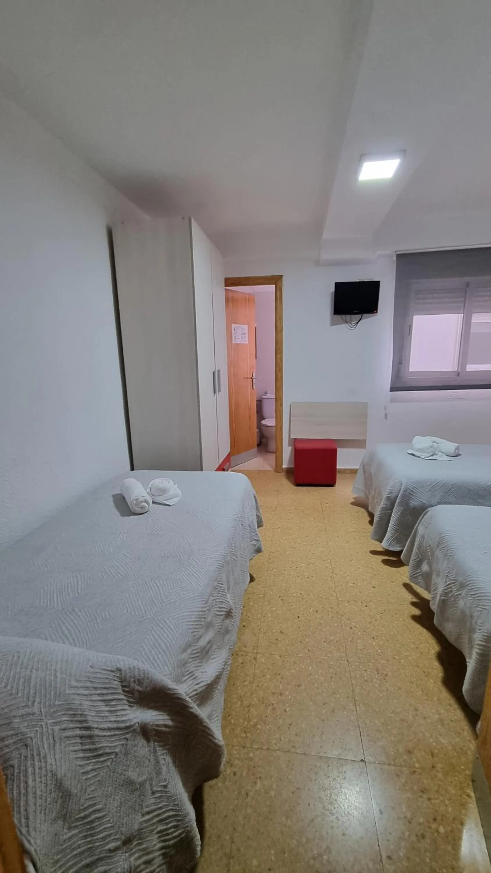 Bed in Pension Colón