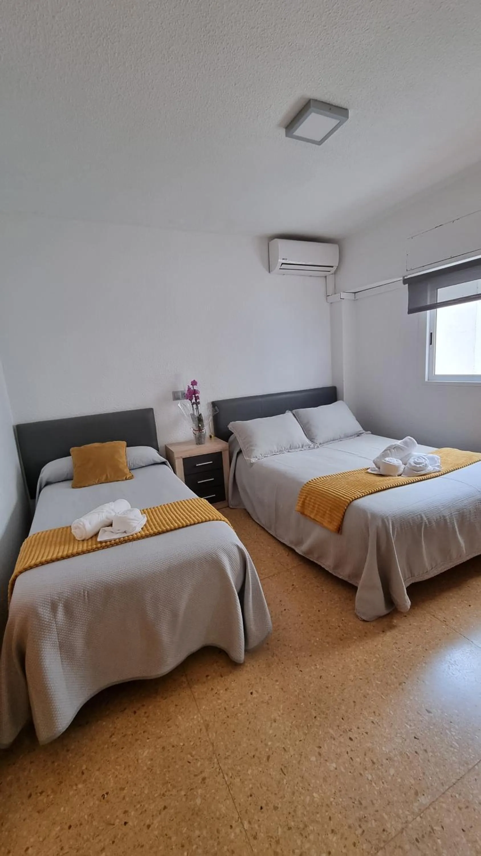 Bed in Pension Colón