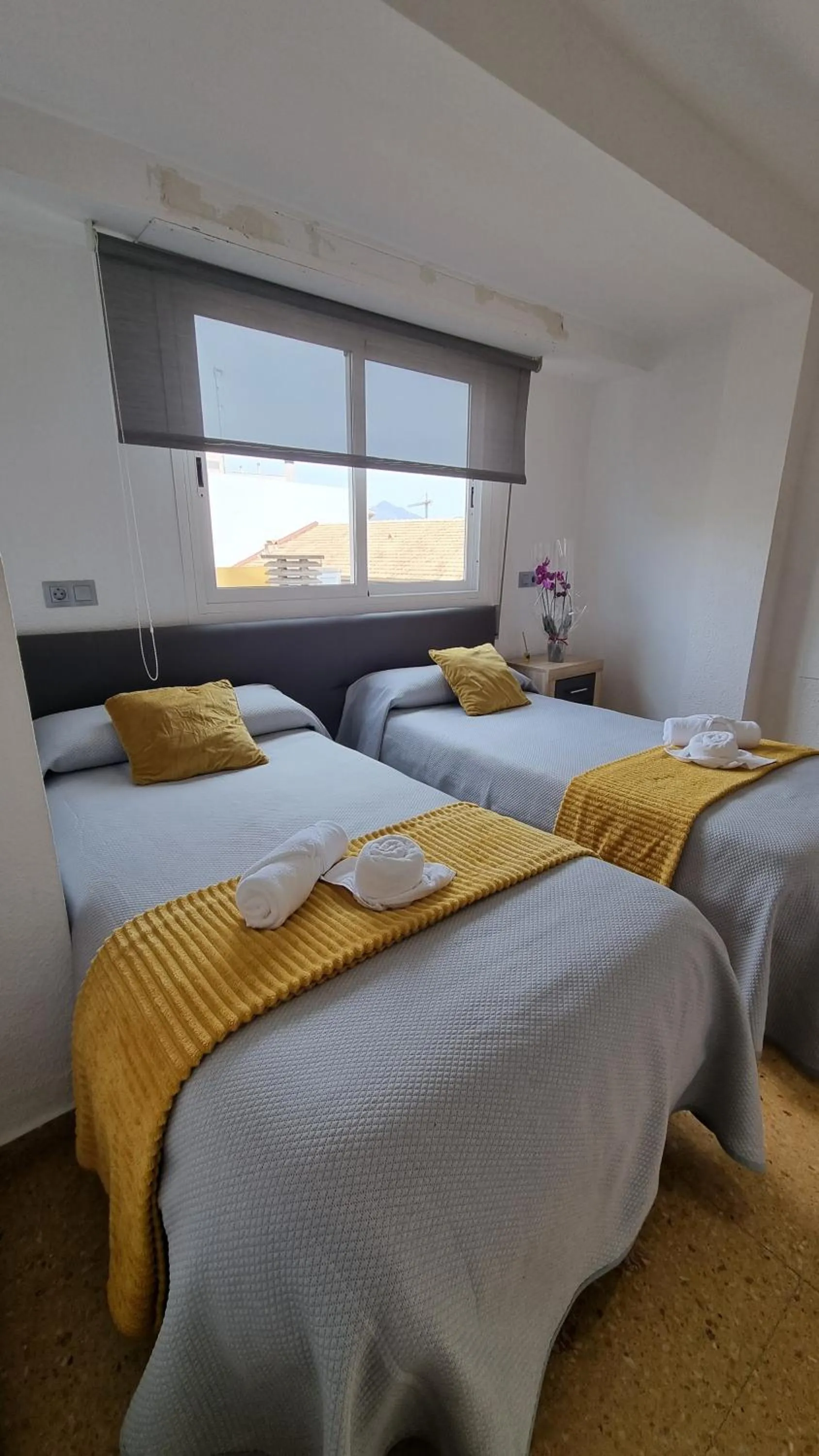 Bed in Pension Colón