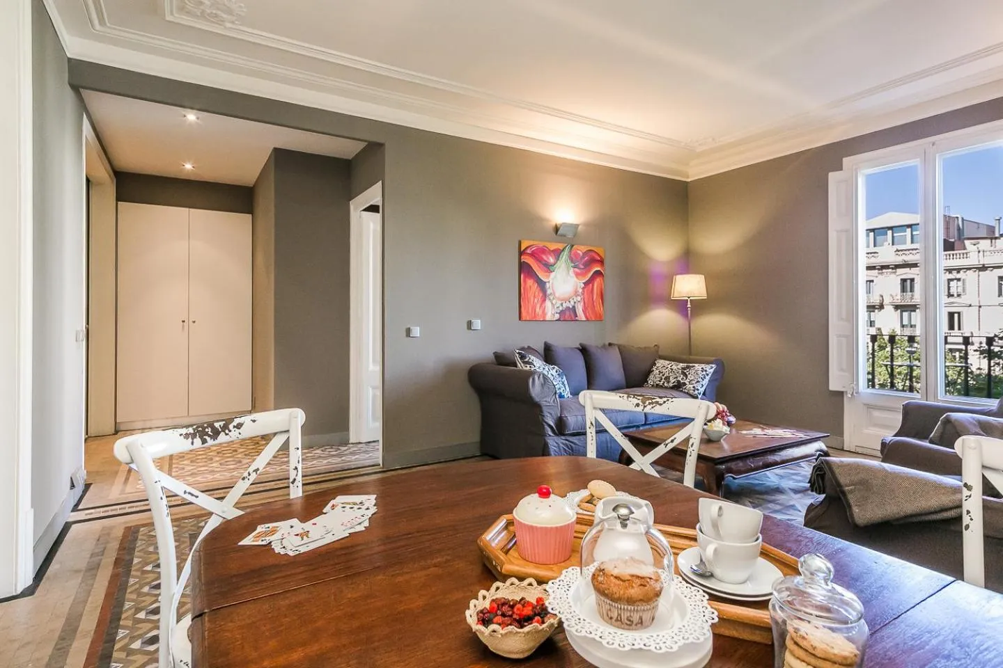 Living room in Bcn Paseo De Gracia Rocamora Apartment