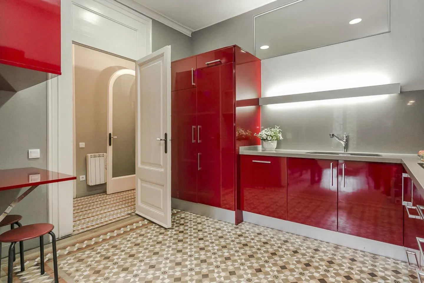 Kitchen or kitchenette in Bcn Paseo De Gracia Rocamora Apartment