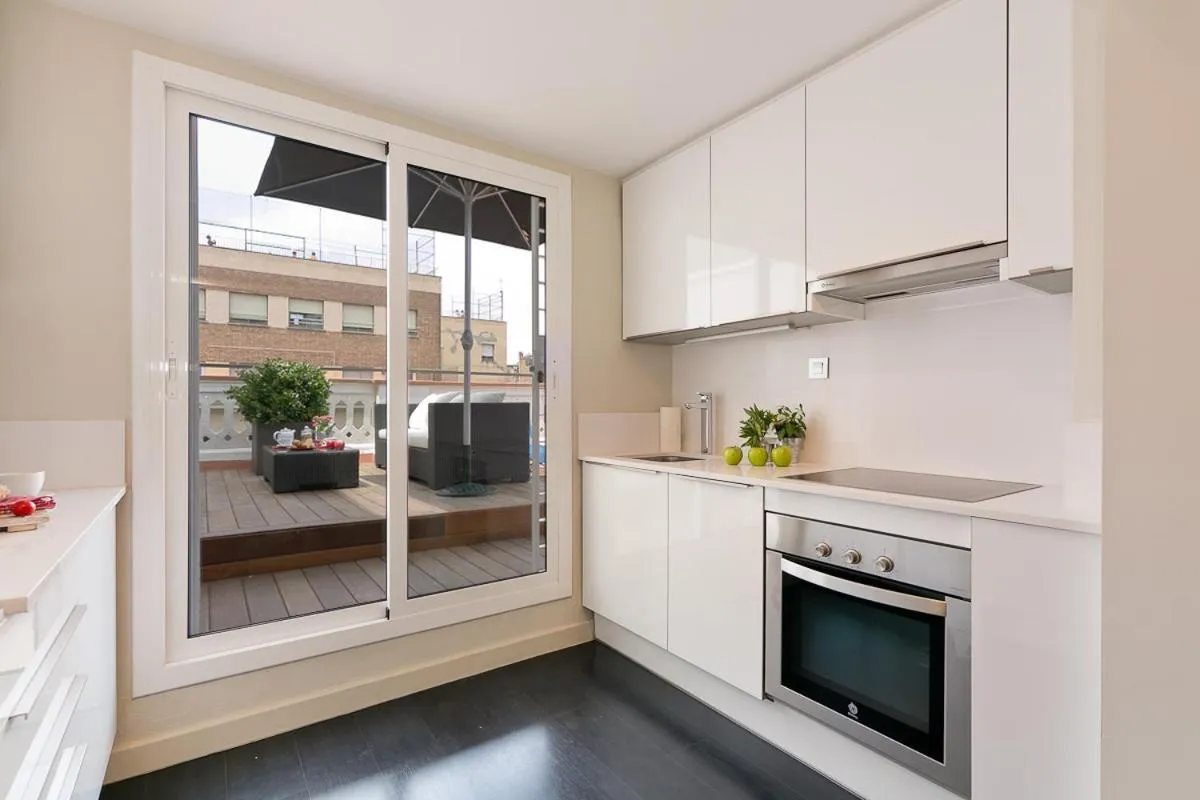 Kitchen or kitchenette in Bcn Paseo De Gracia Rocamora Apartment