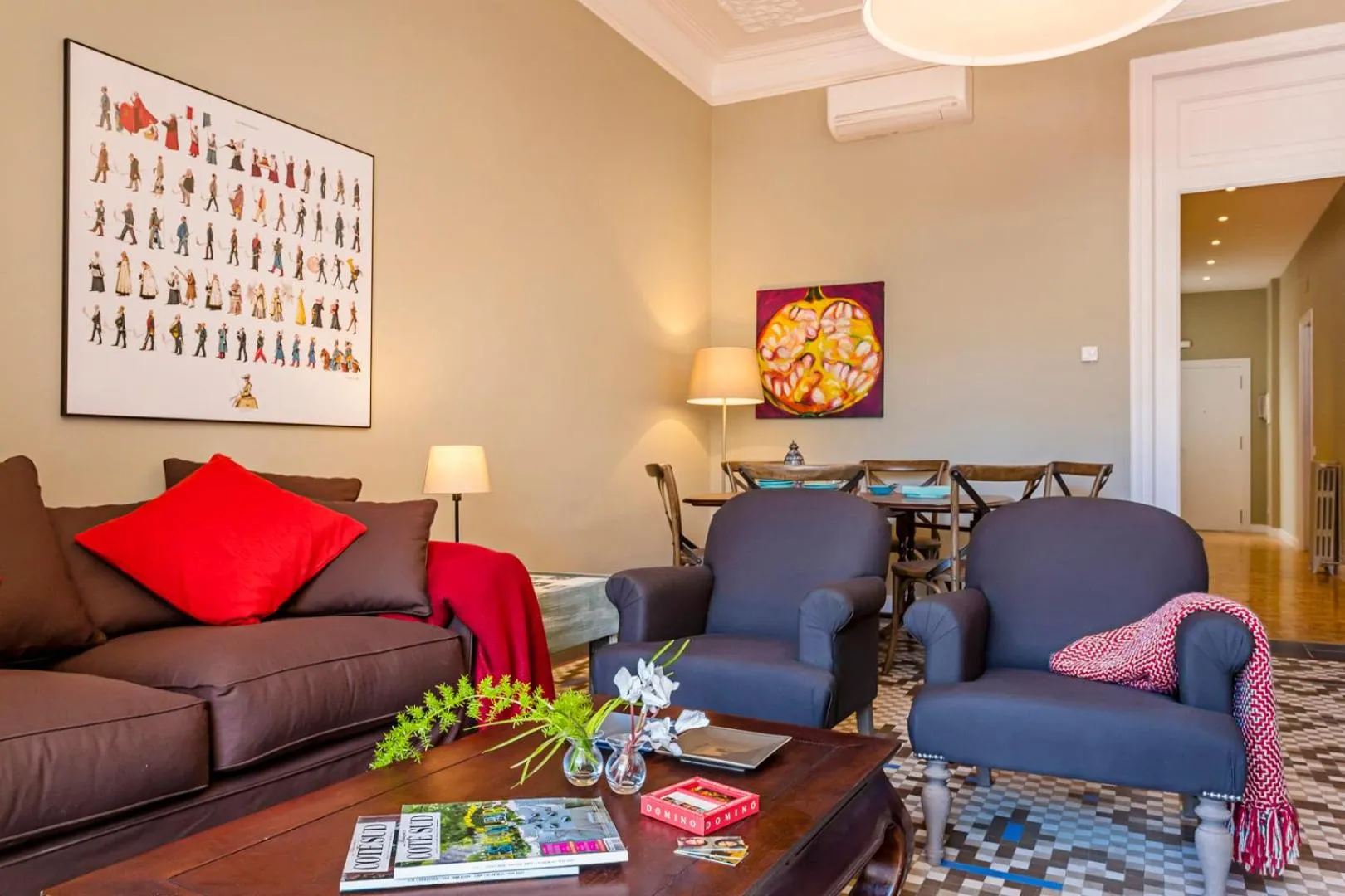 Living room in Bcn Paseo De Gracia Rocamora Apartment