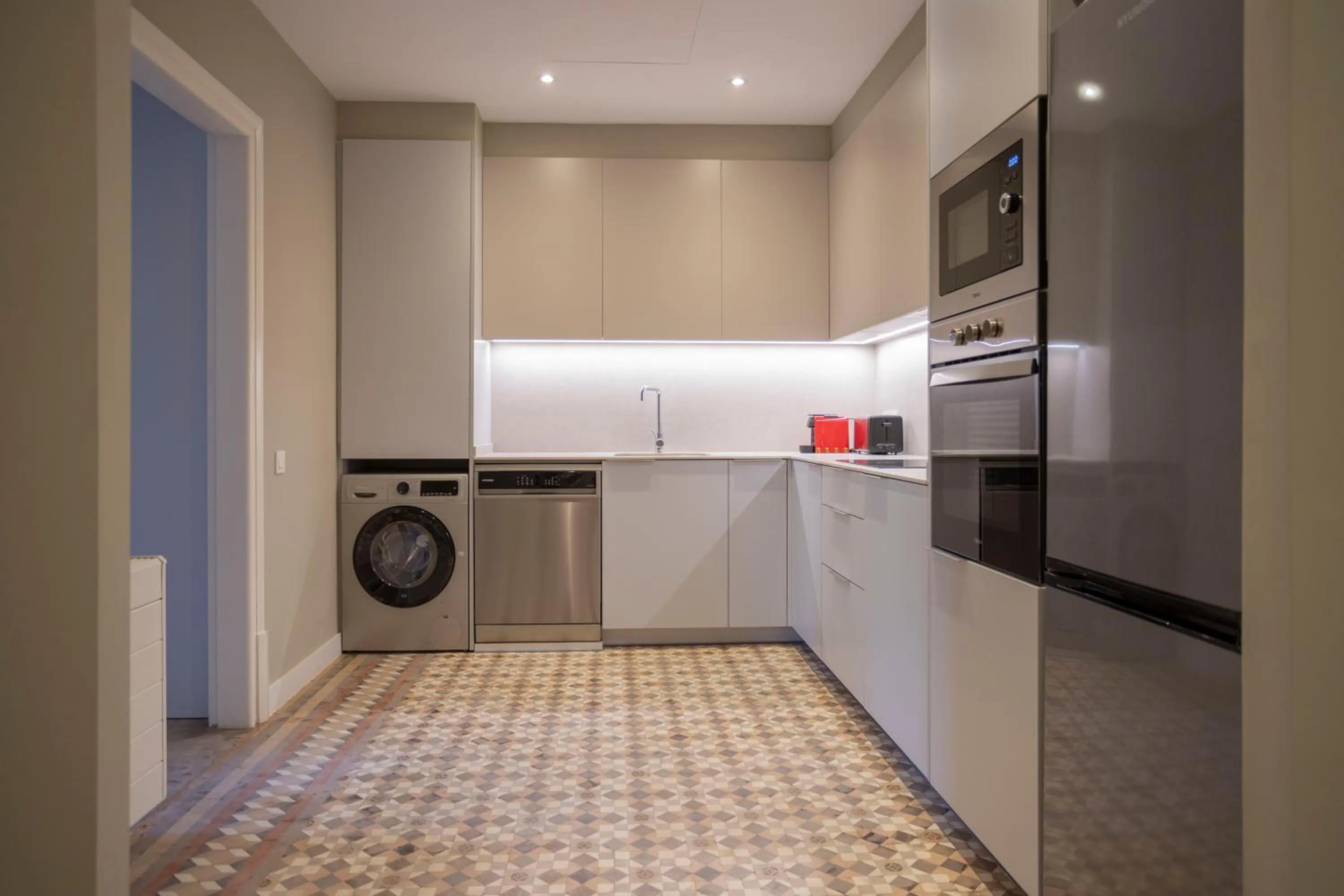 Kitchen or kitchenette in Bcn Paseo De Gracia Rocamora Apartment