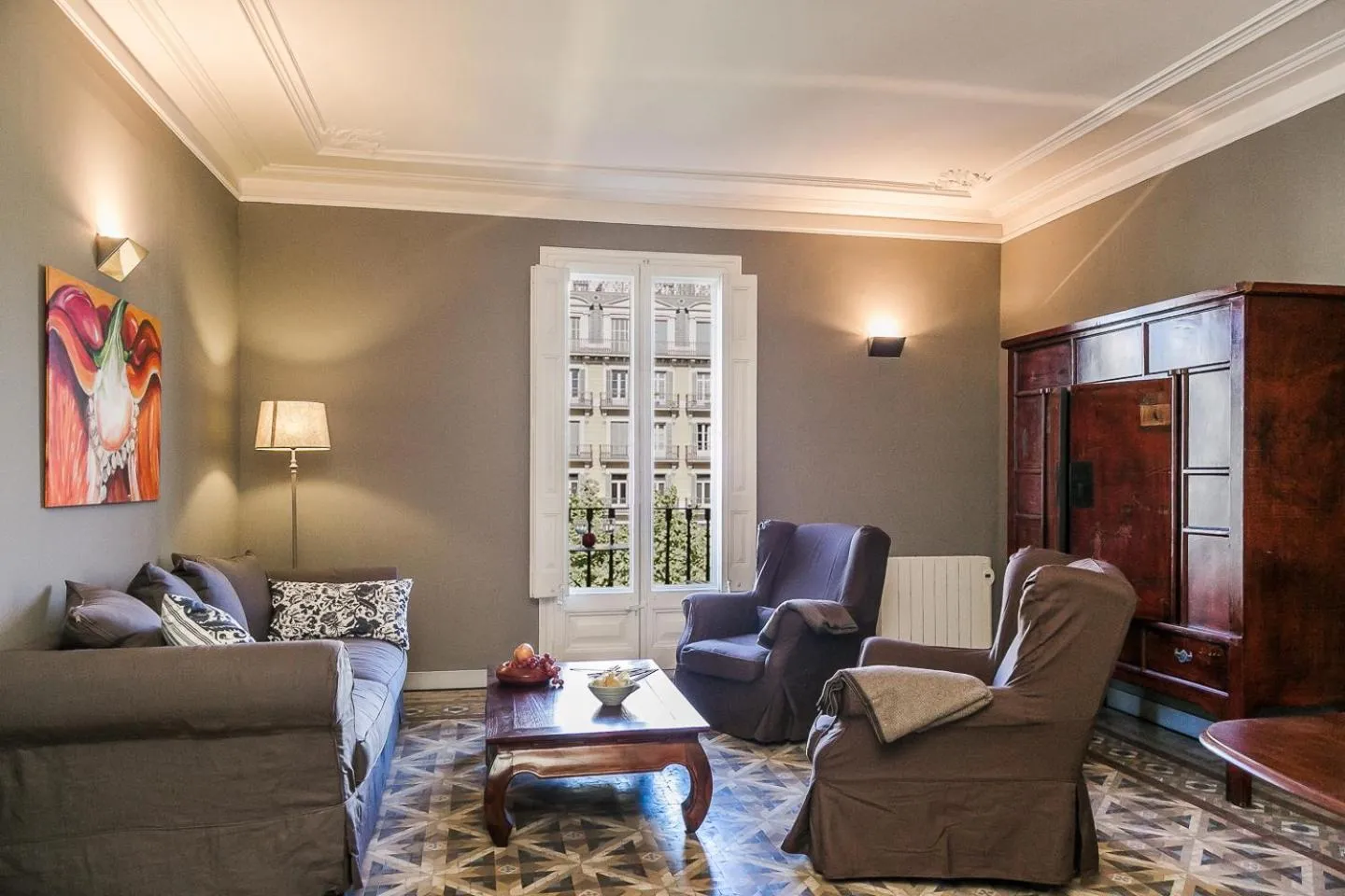 Living room in Bcn Paseo De Gracia Rocamora Apartment