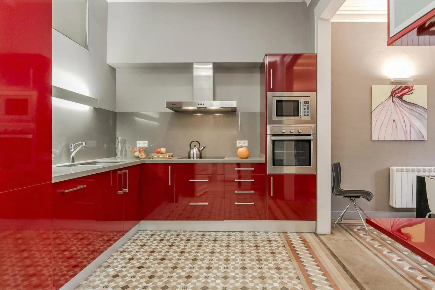 Kitchen or kitchenette in Bcn Paseo De Gracia Rocamora Apartment