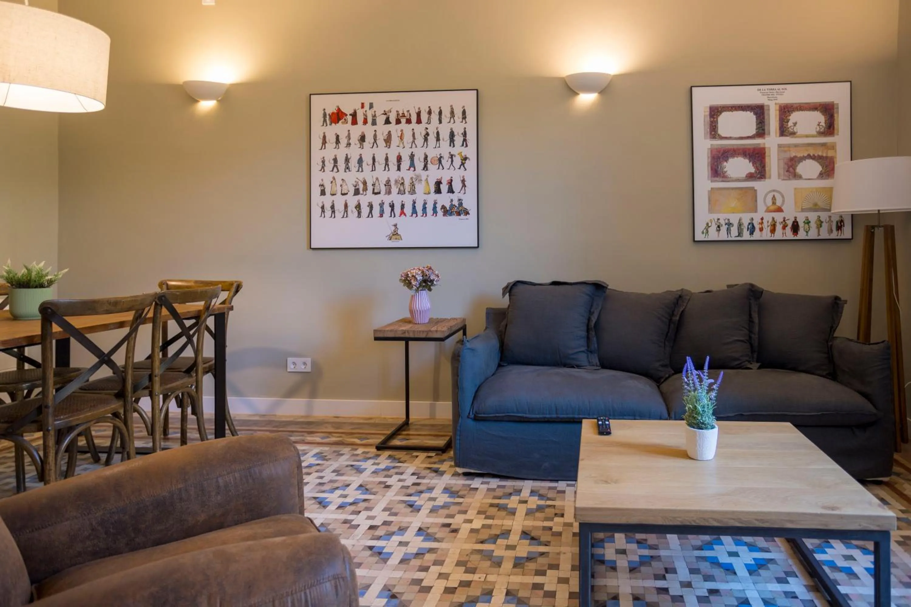 Living room in Bcn Paseo De Gracia Rocamora Apartment