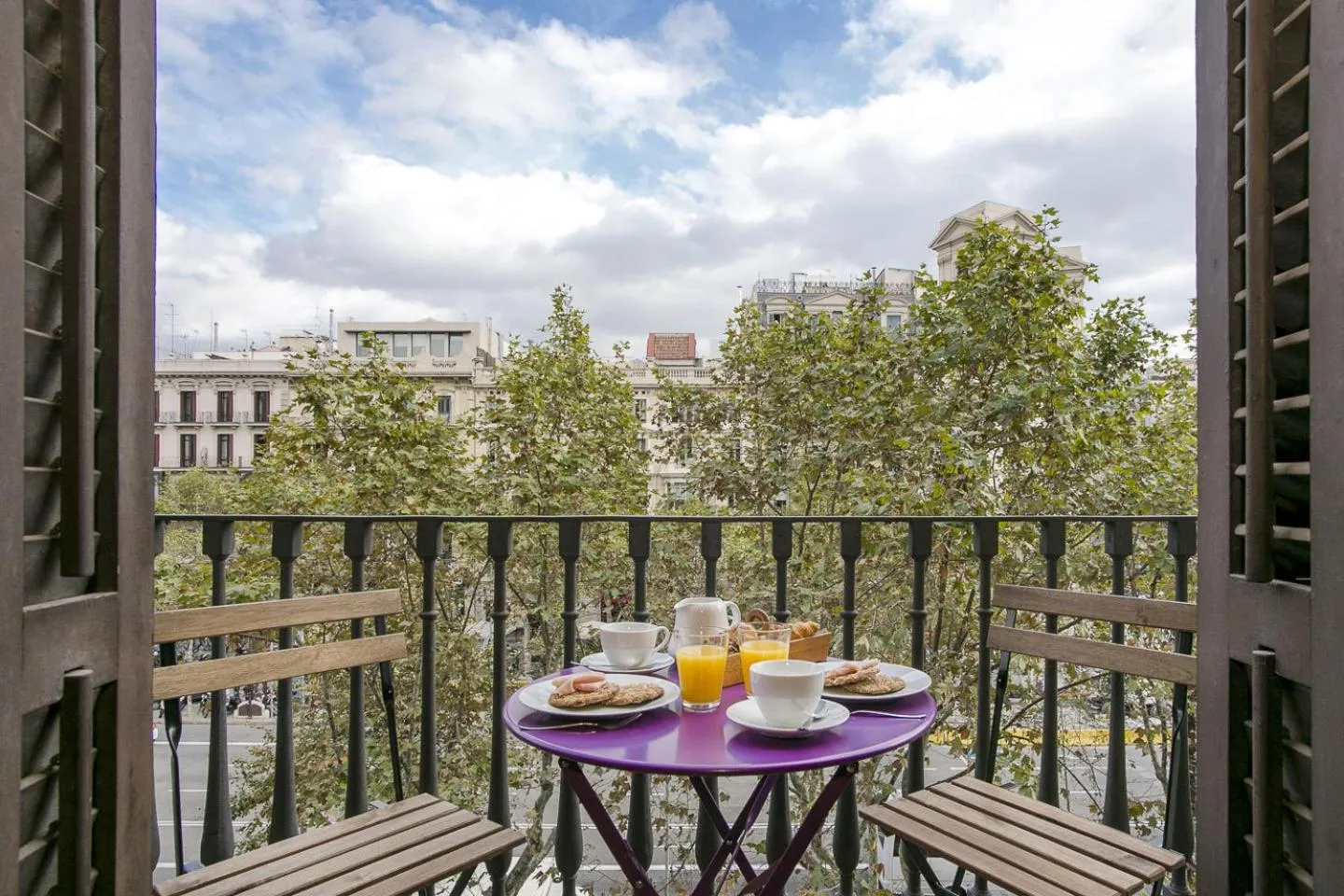Balcony/Terrace in Bcn Paseo De Gracia Rocamora Apartment