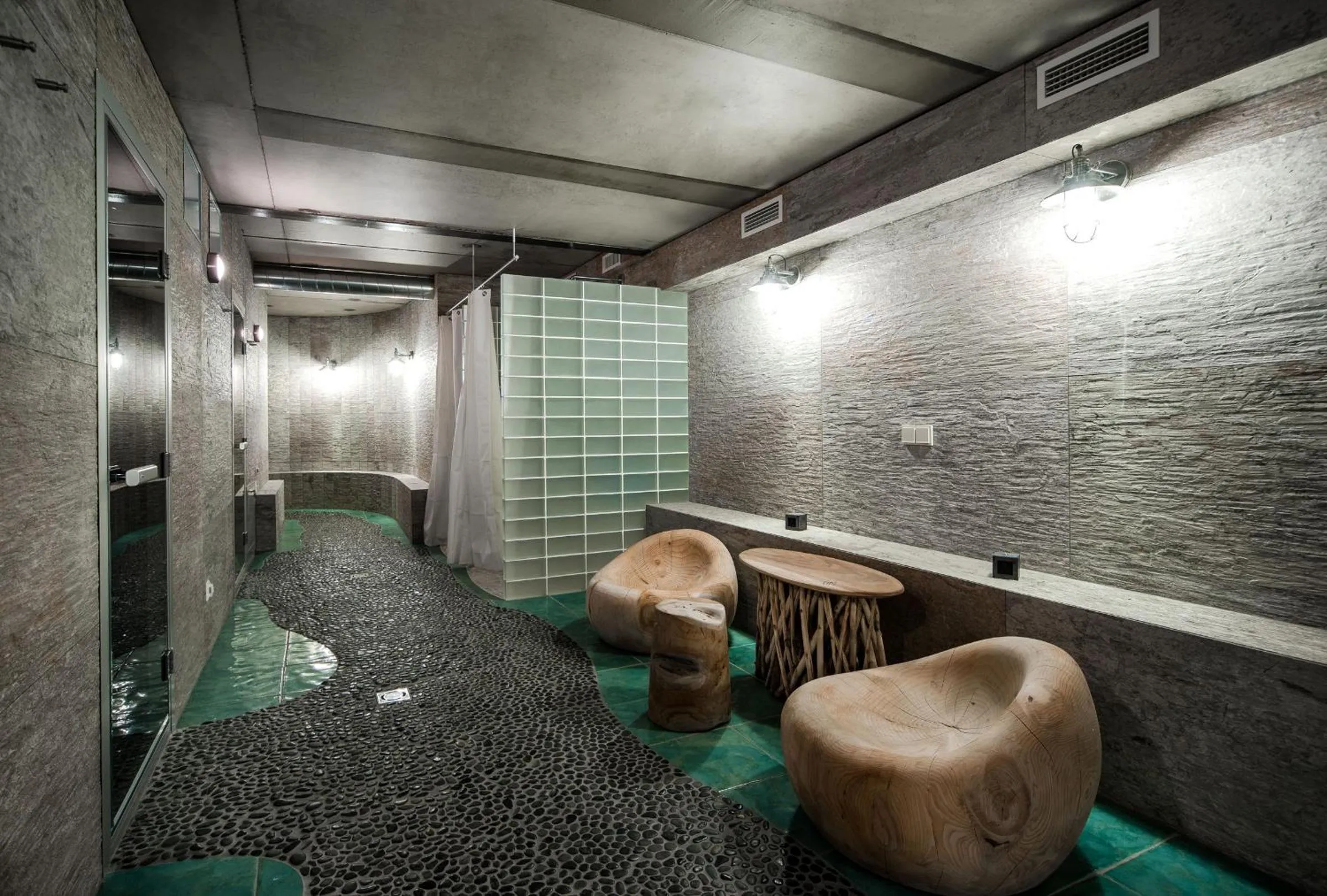 Sauna in Jonathan Spa Estate