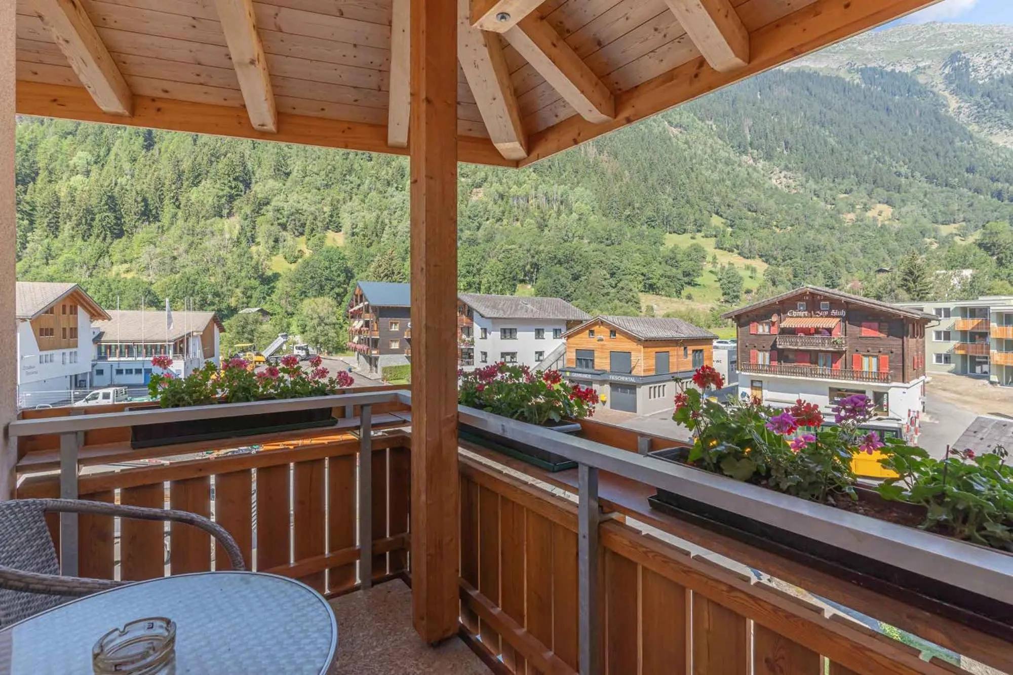 Balcony/Terrace in Aktiv- und Genusshotel Alpenblick
