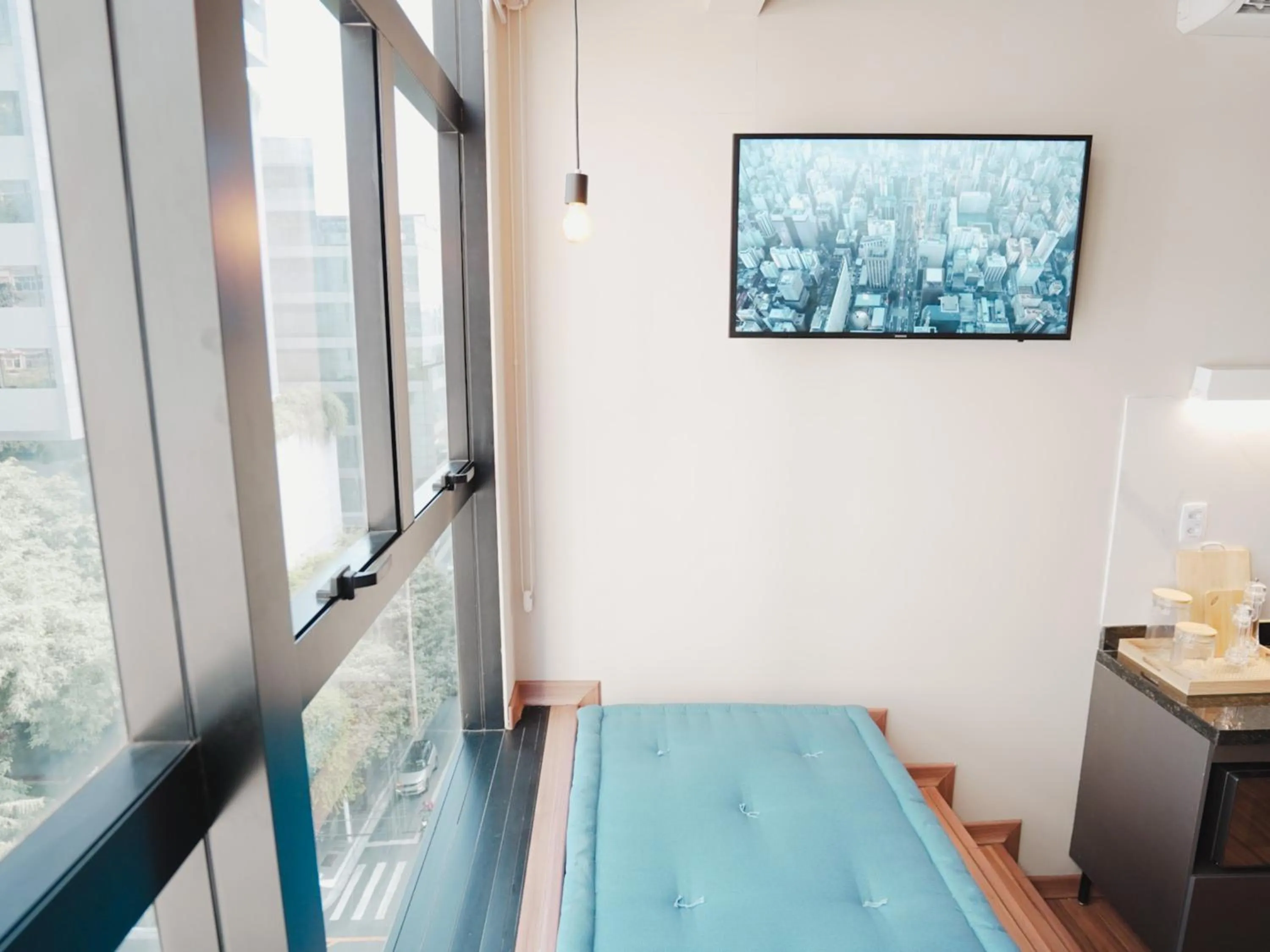 TV and multimedia, Bed in Apê Paulista Augusta