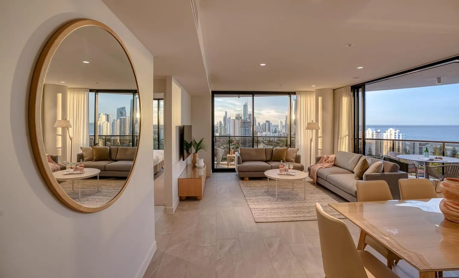 Living room in Encore Broadbeach - Official
