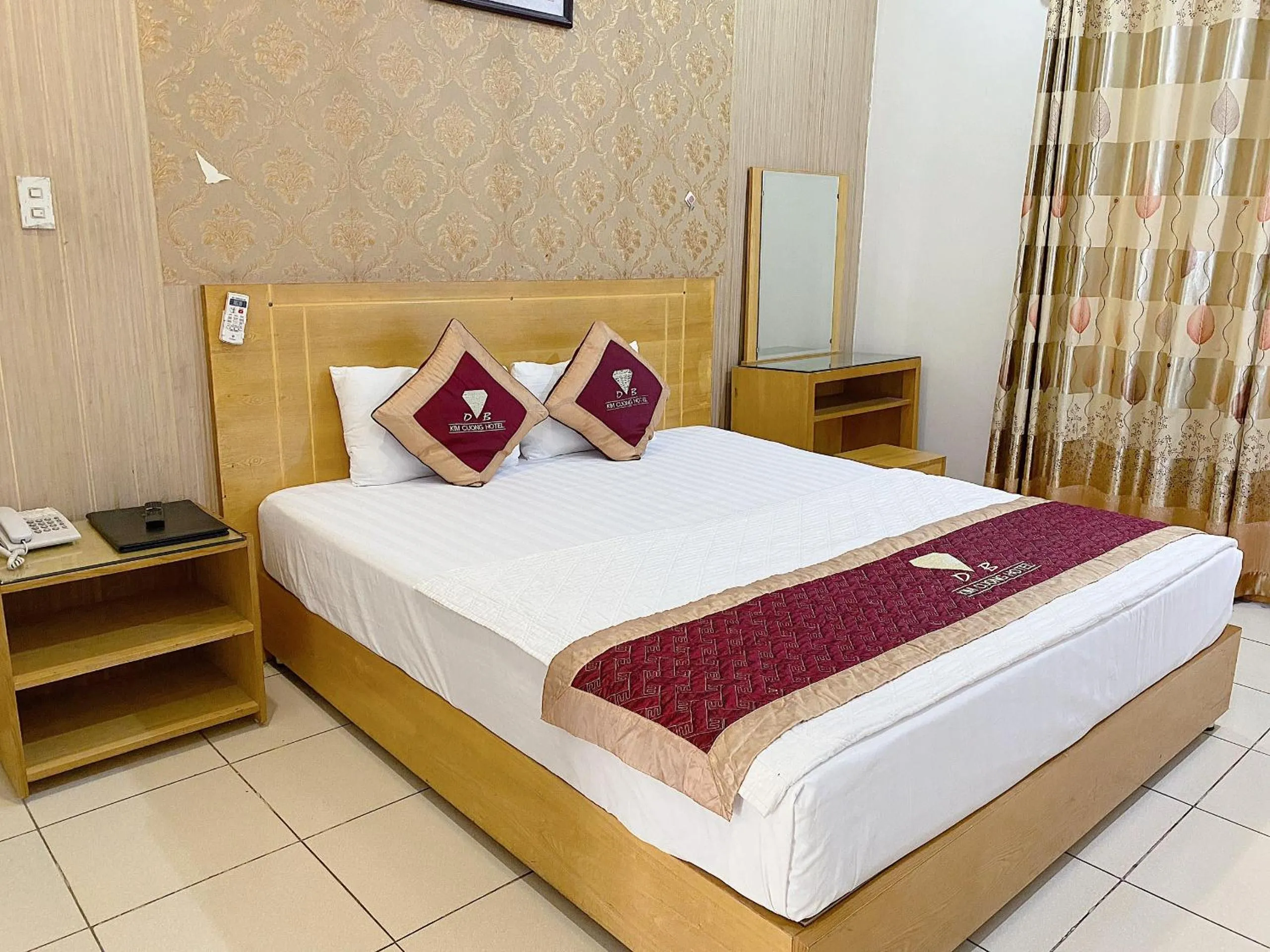 Photo of the whole room, Bed in Diamond Hotel Thai Binh