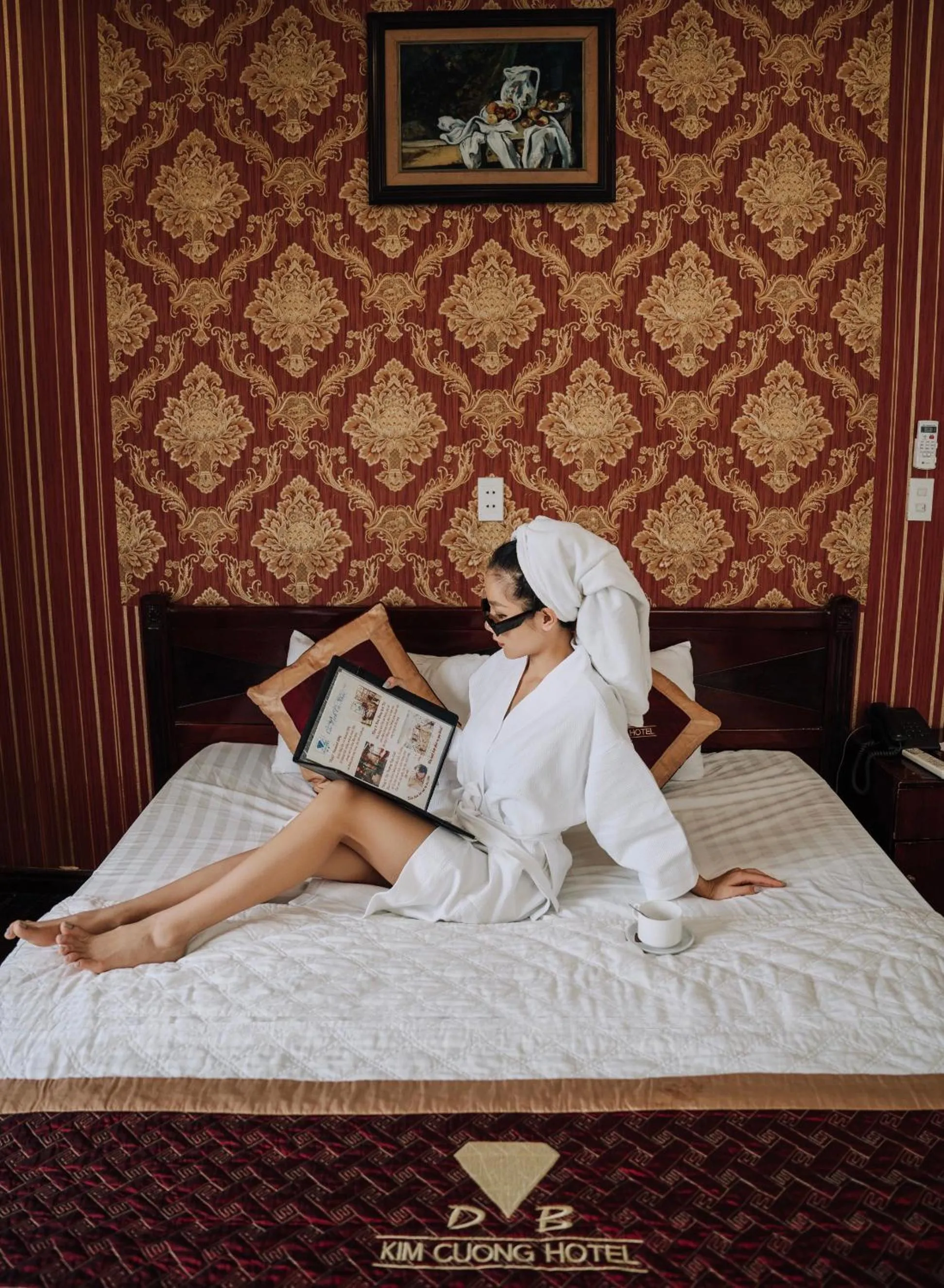 Guests, Bed in Diamond Hotel Thai Binh