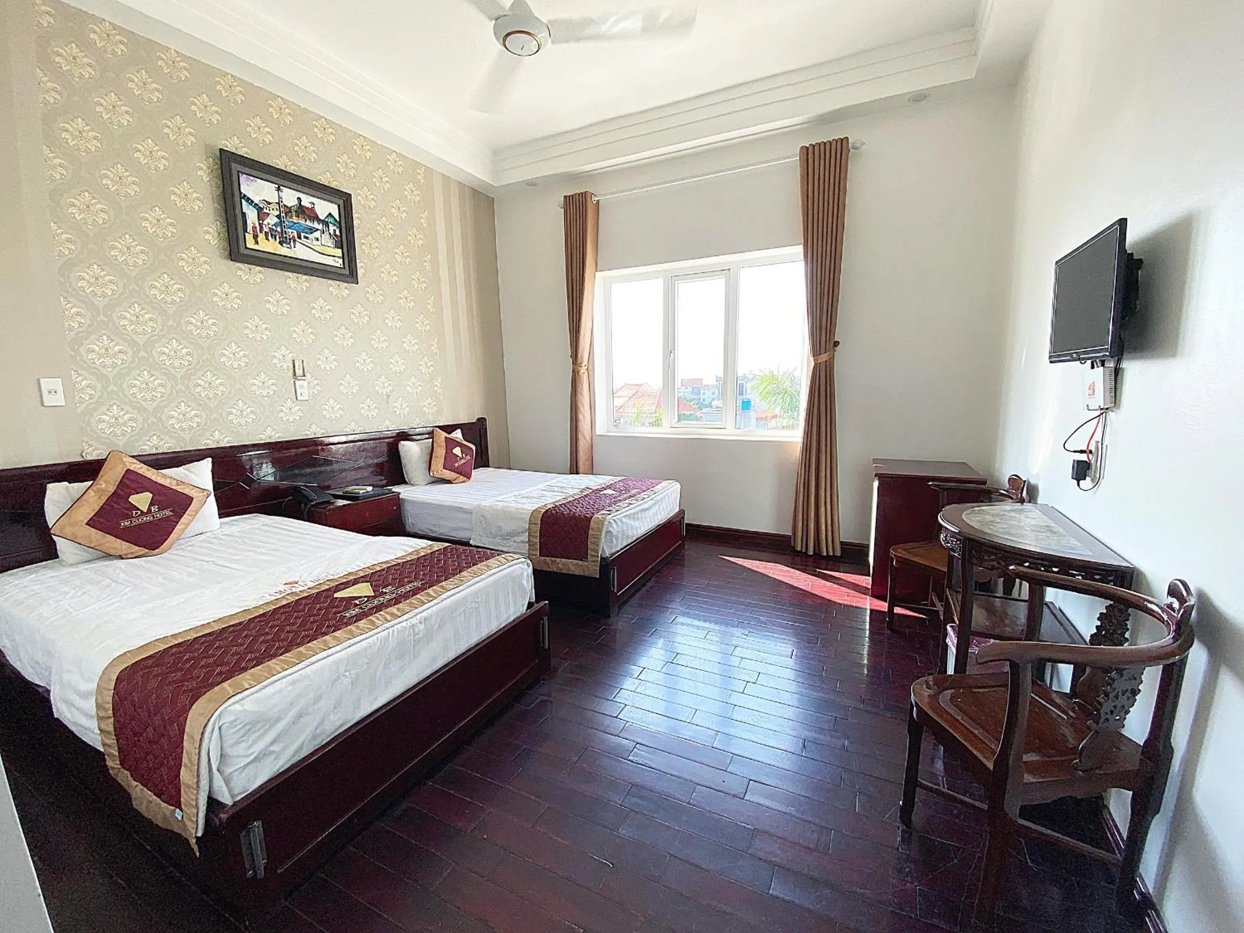Photo of the whole room, Bed in Diamond Hotel Thai Binh