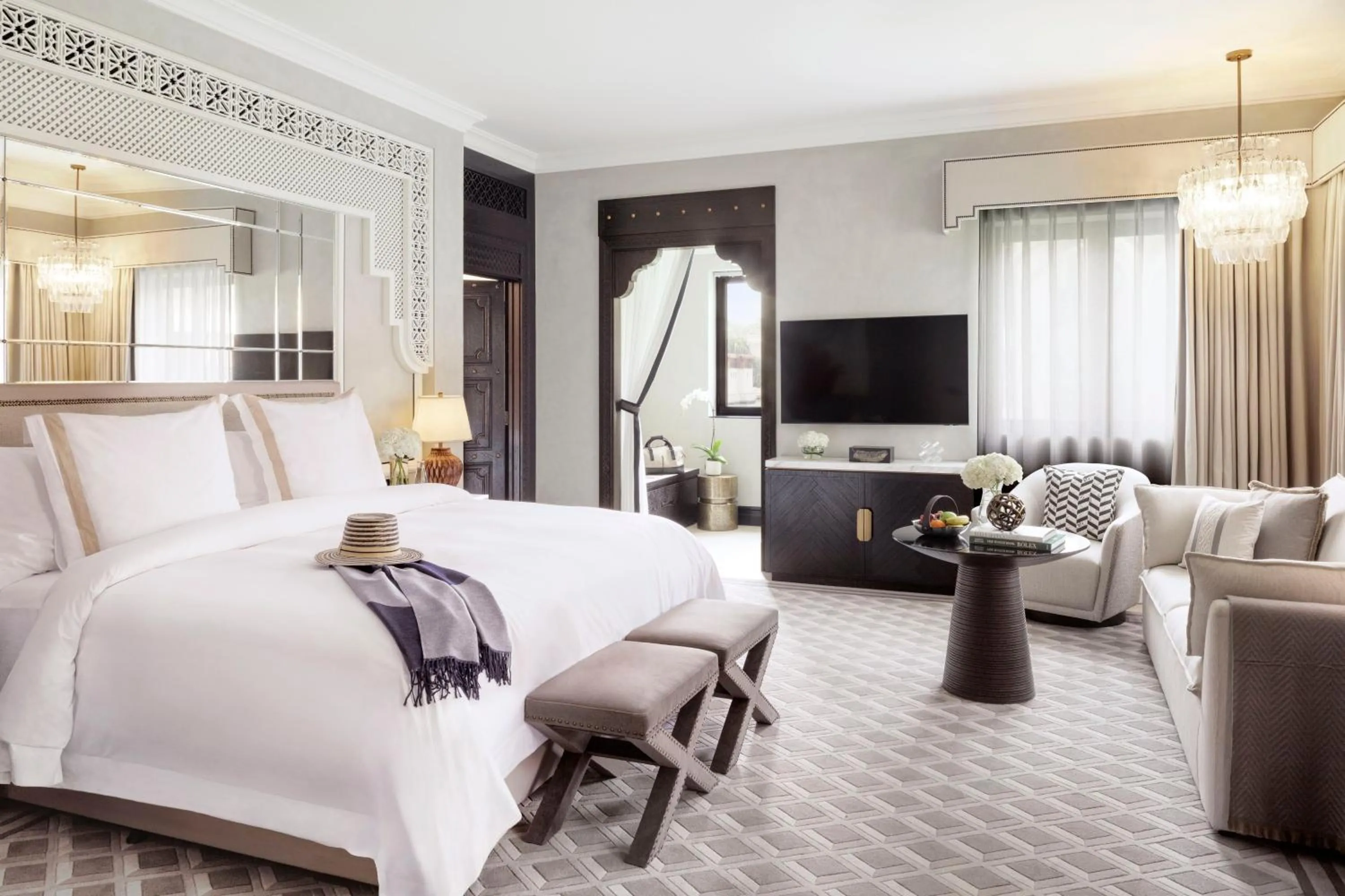 Bed in Jumeirah Dar Al Masyaf Dubai