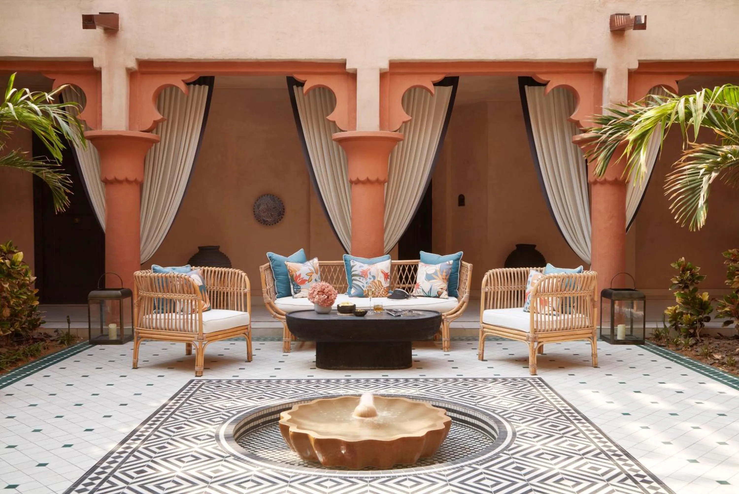Inner courtyard view in Jumeirah Dar Al Masyaf Dubai
