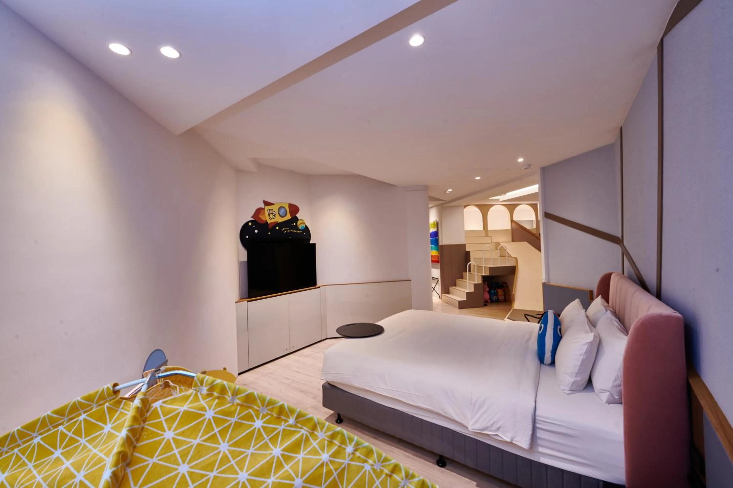 Bed in 墾丁耳東華苑ErDong Manor