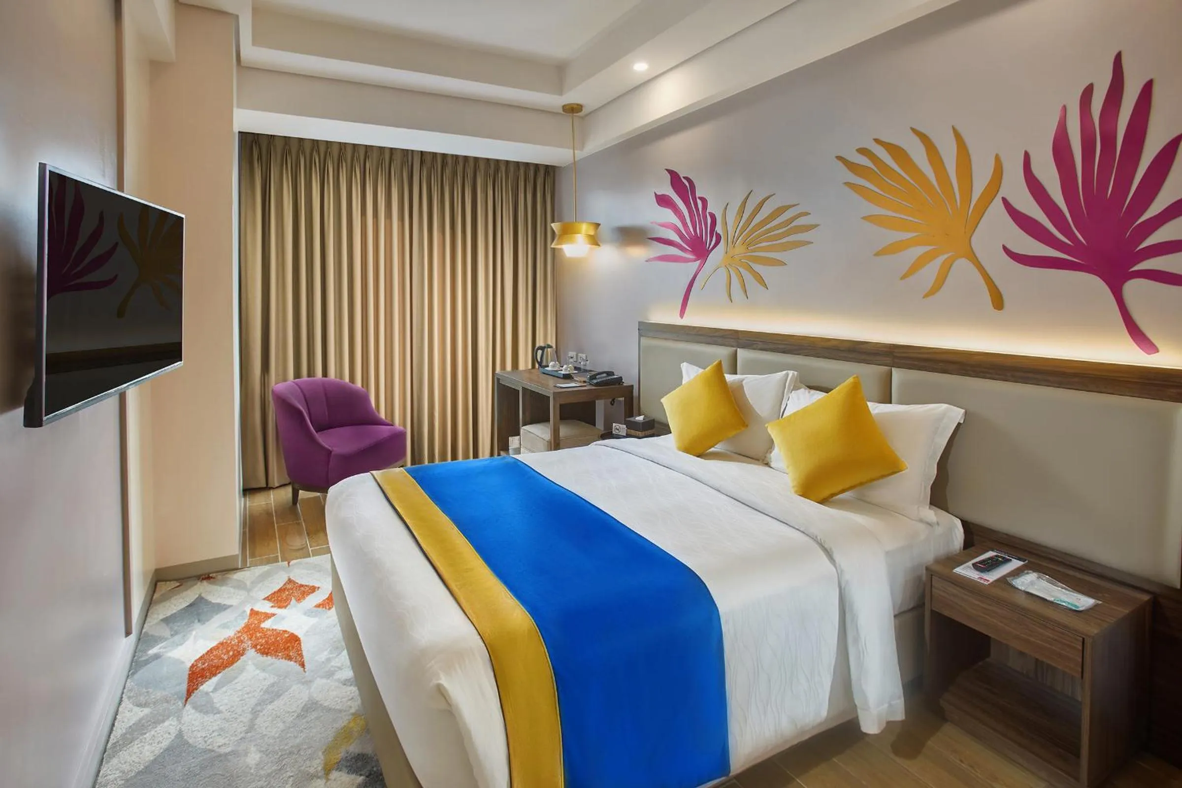 Bed in Kingsford Hotel Manila Bay