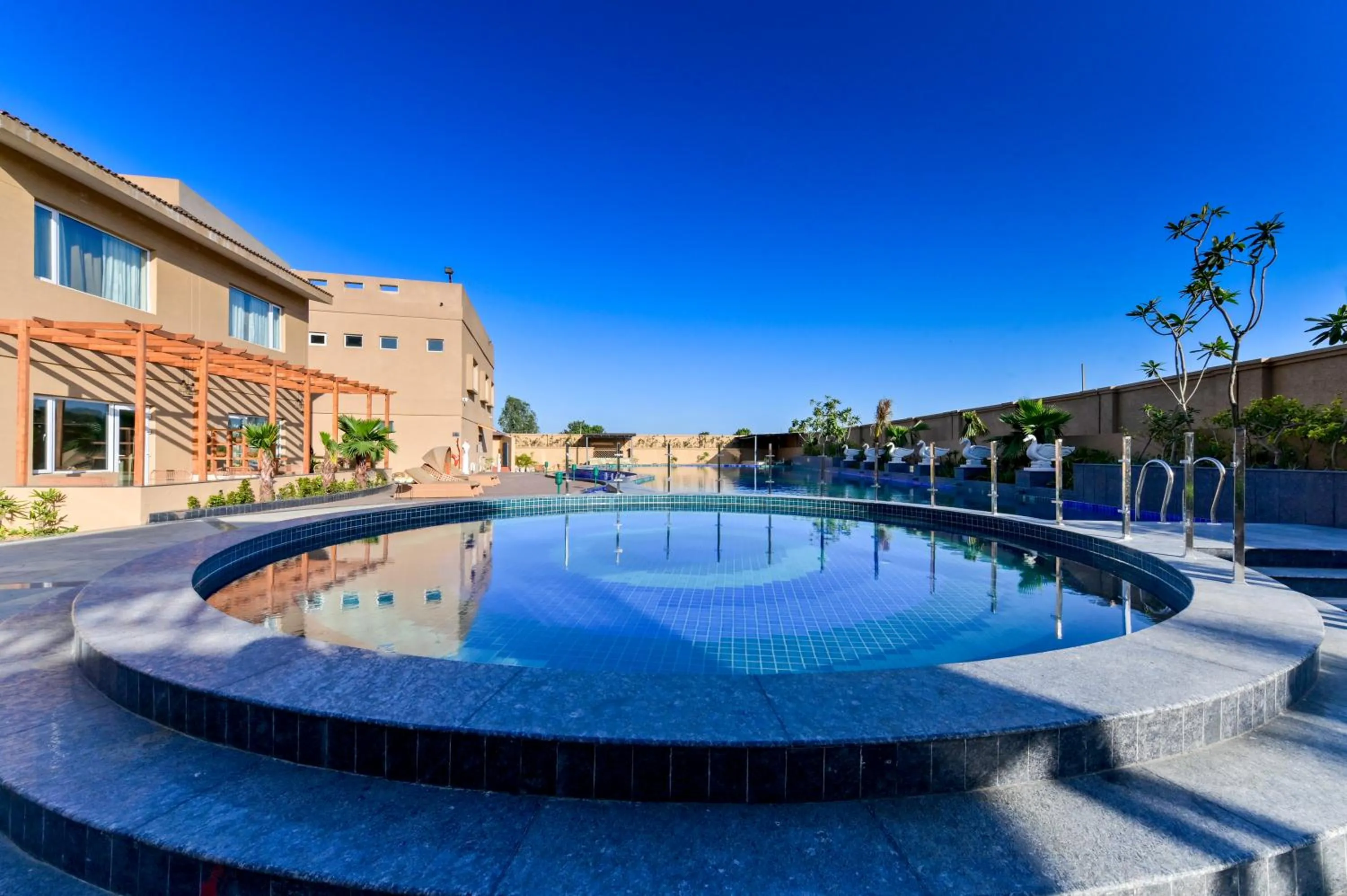 Swimming pool in Four A Resort Jammu