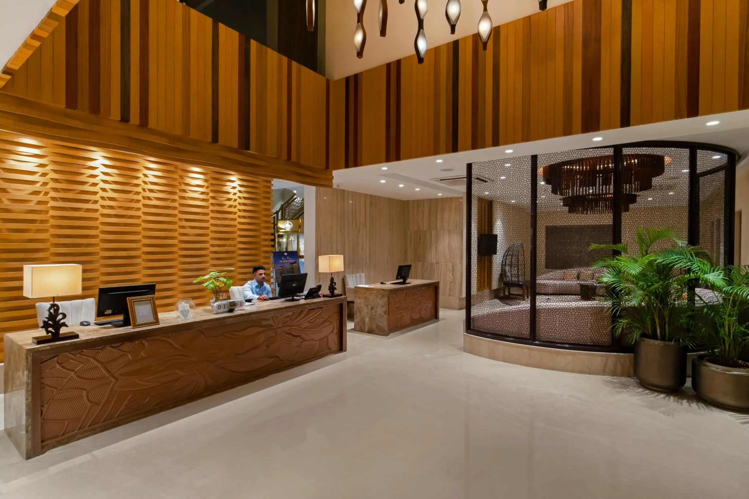 Lobby or reception in Four A Resort Jammu