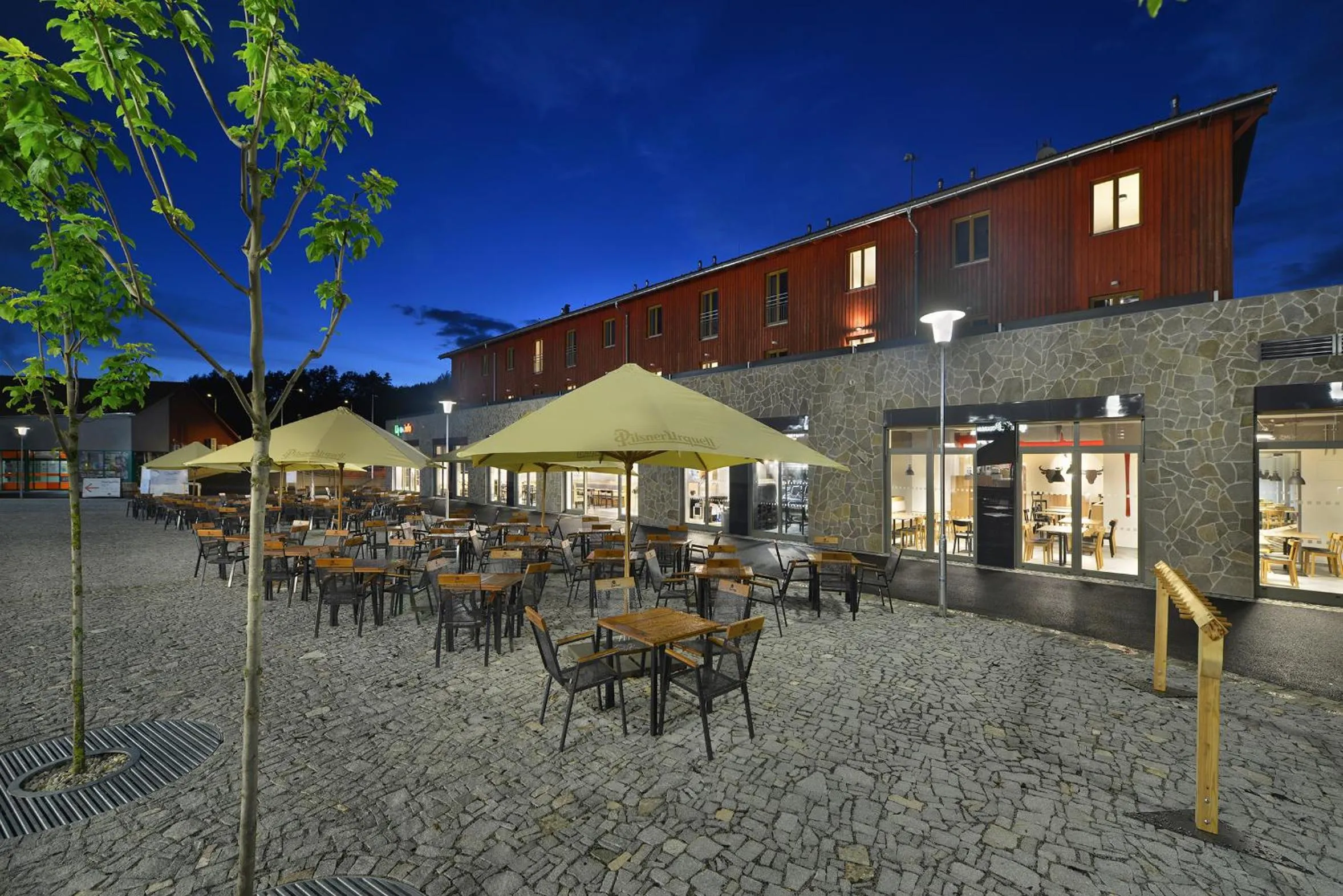 Seating area in Hotel Element