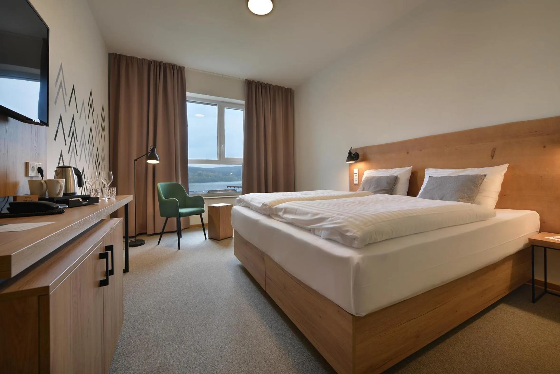 Bed in Hotel Element