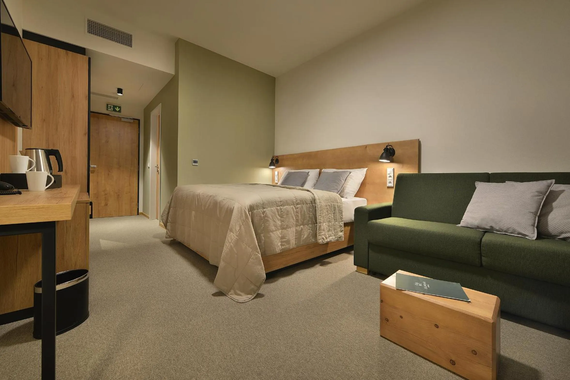 Bed in Hotel Element