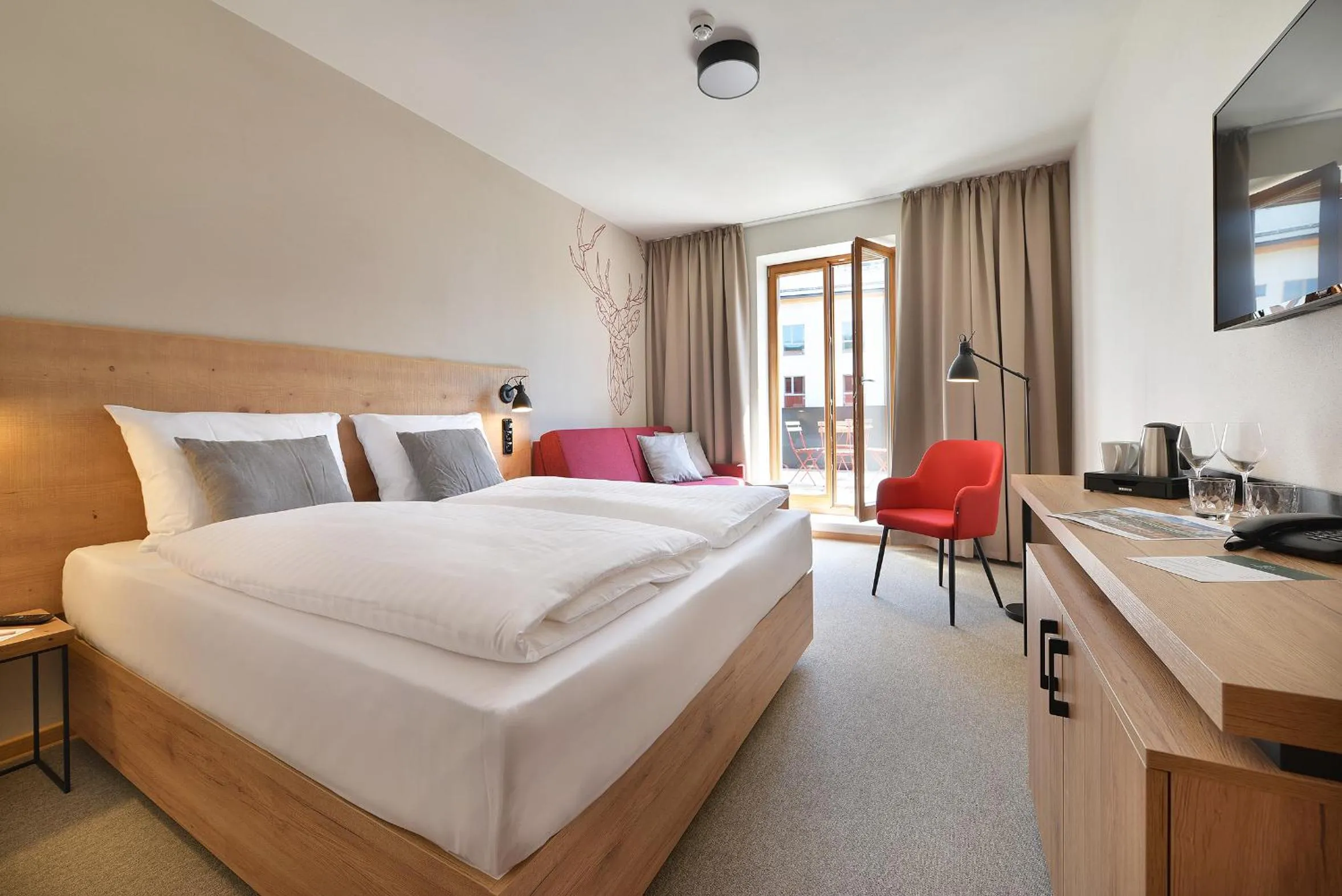 Bed in Hotel Element