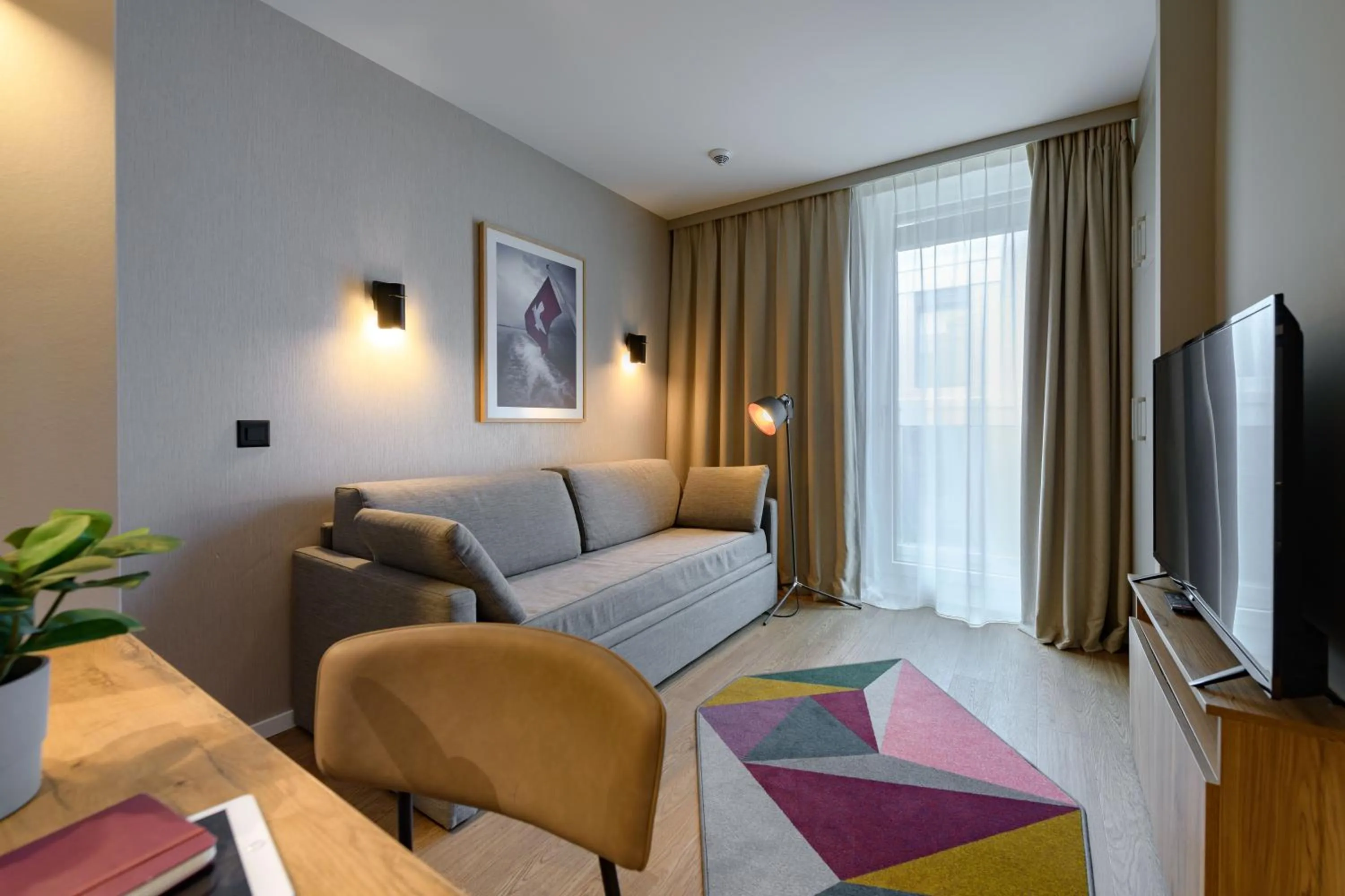 Bedroom, Bed in Aparthotel Adagio Zurich City Center