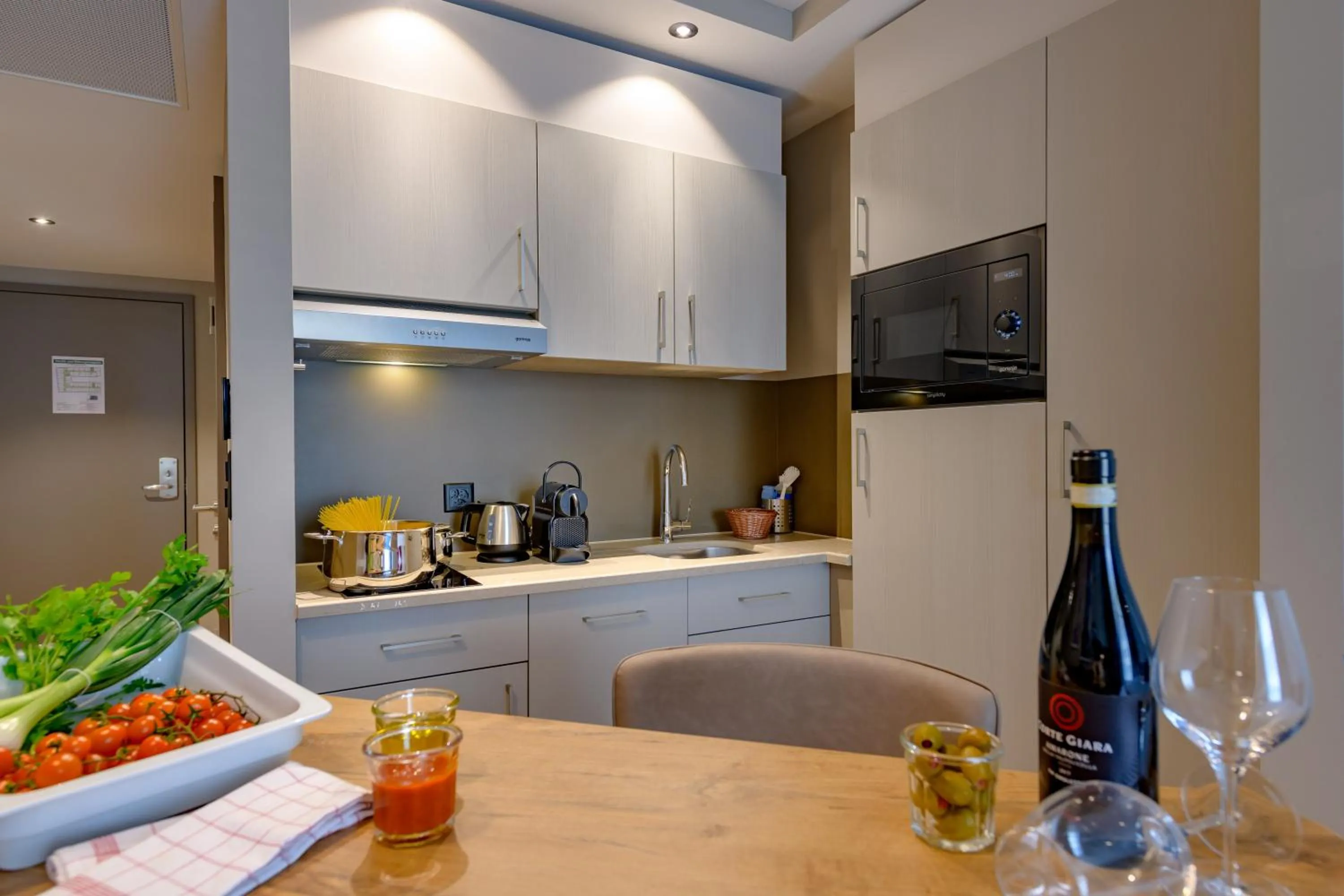 kitchen in Aparthotel Adagio Zurich City Center